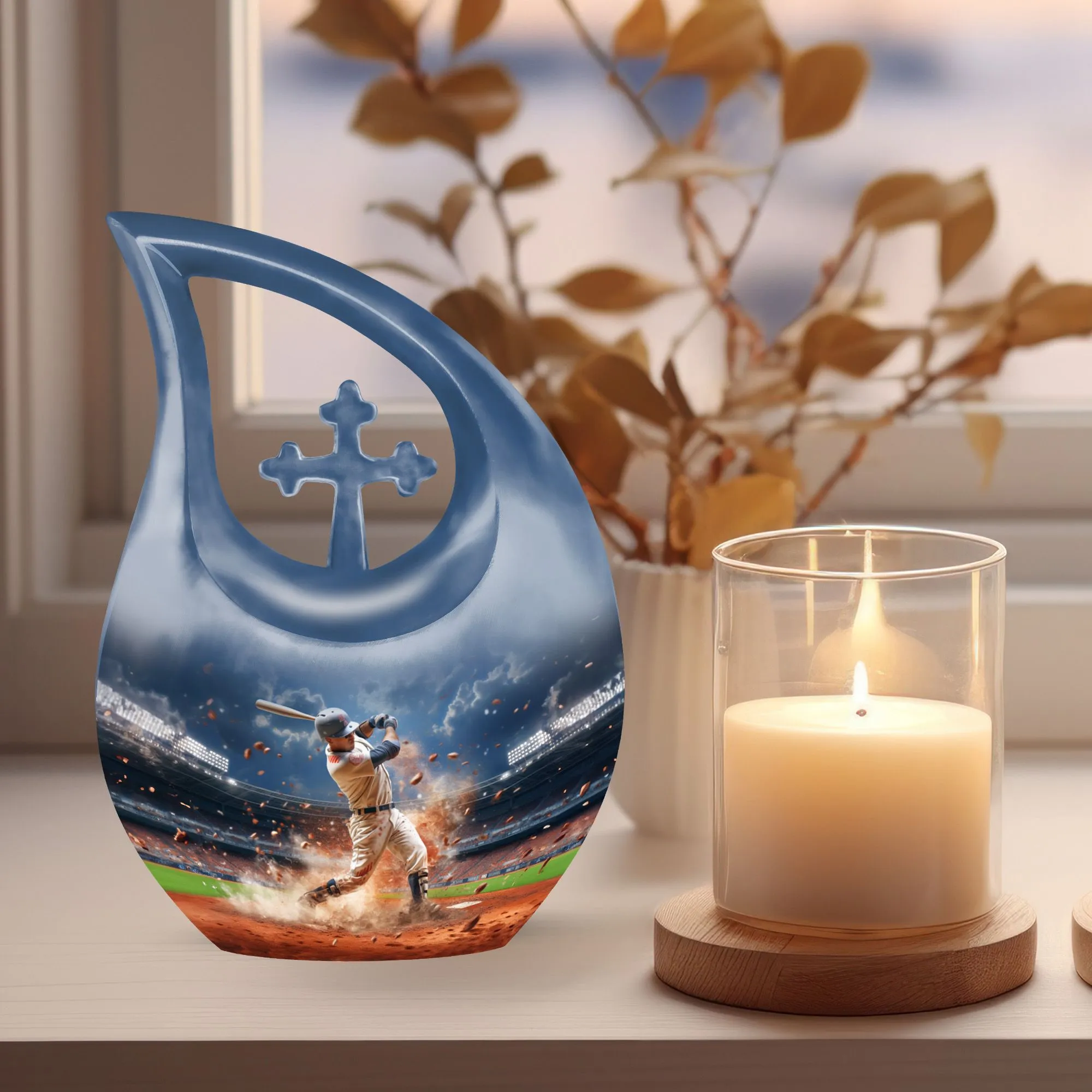 Baseball Urn : Unique Cremation Urn For Human Ashes Remains