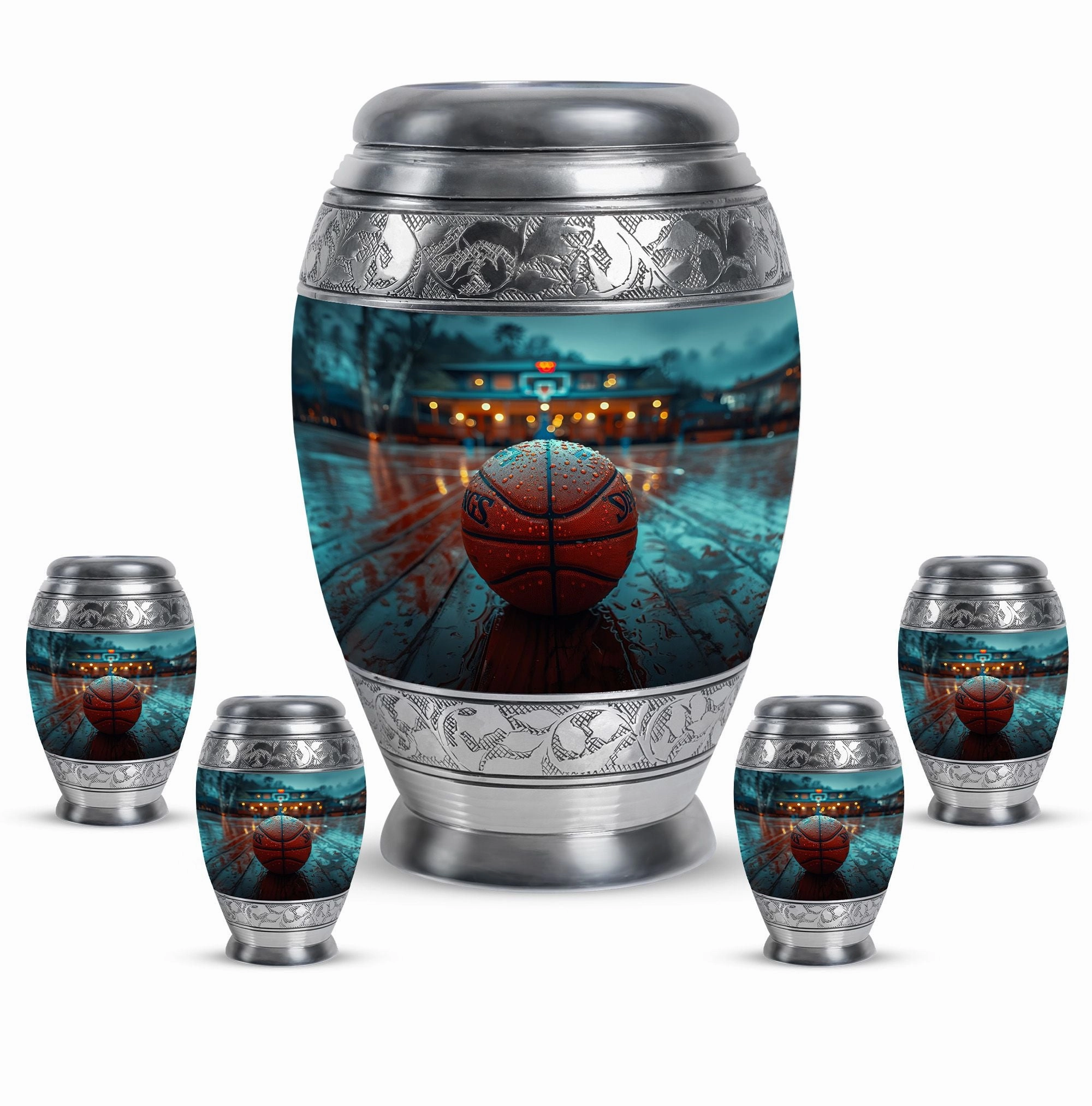 Basketball Cremation Urns For Human Ashes - Memorial & Funeral Urn