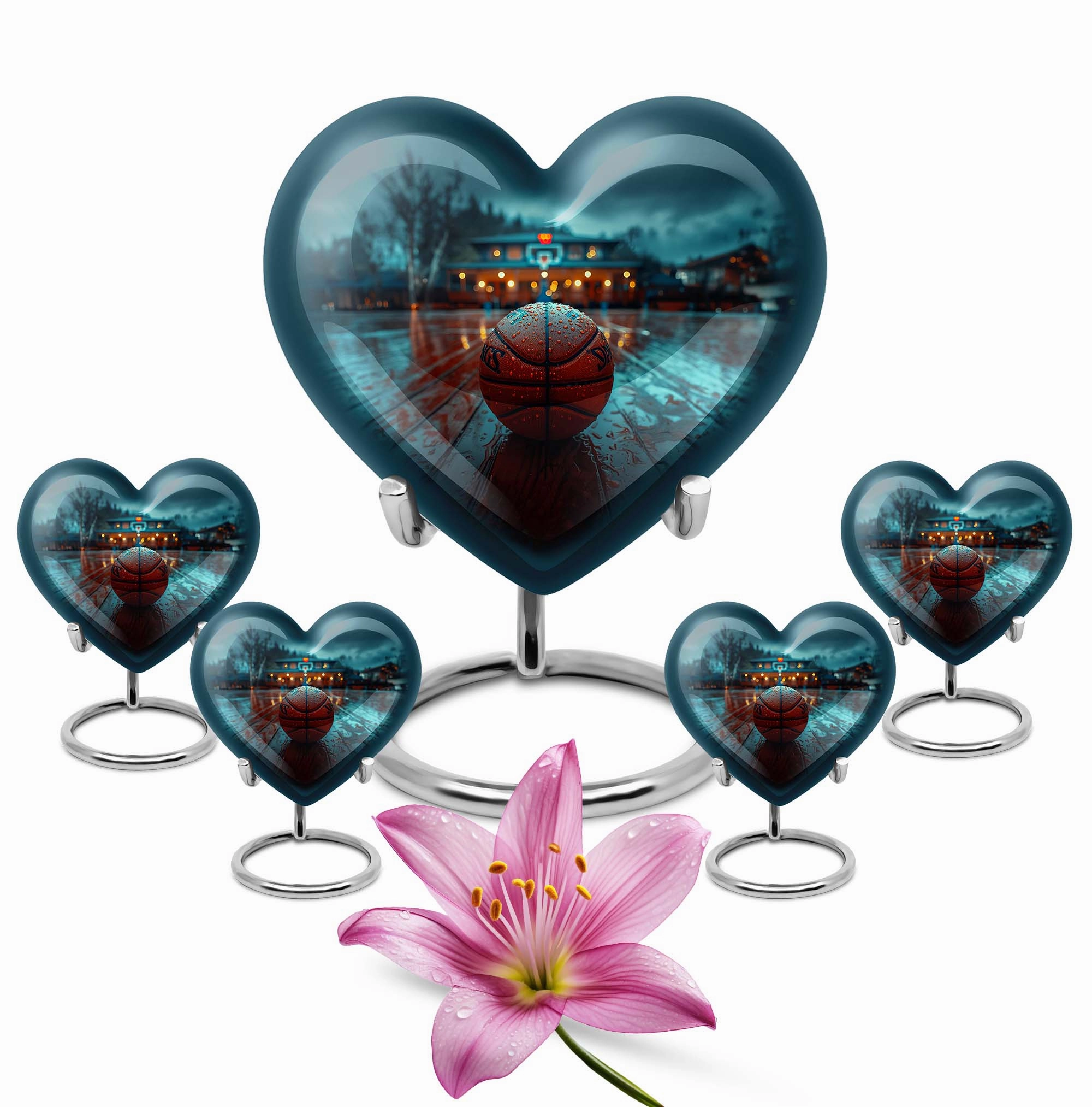 Basketball Cremation Urns For Human Ashes - Memorial & Funeral Urn