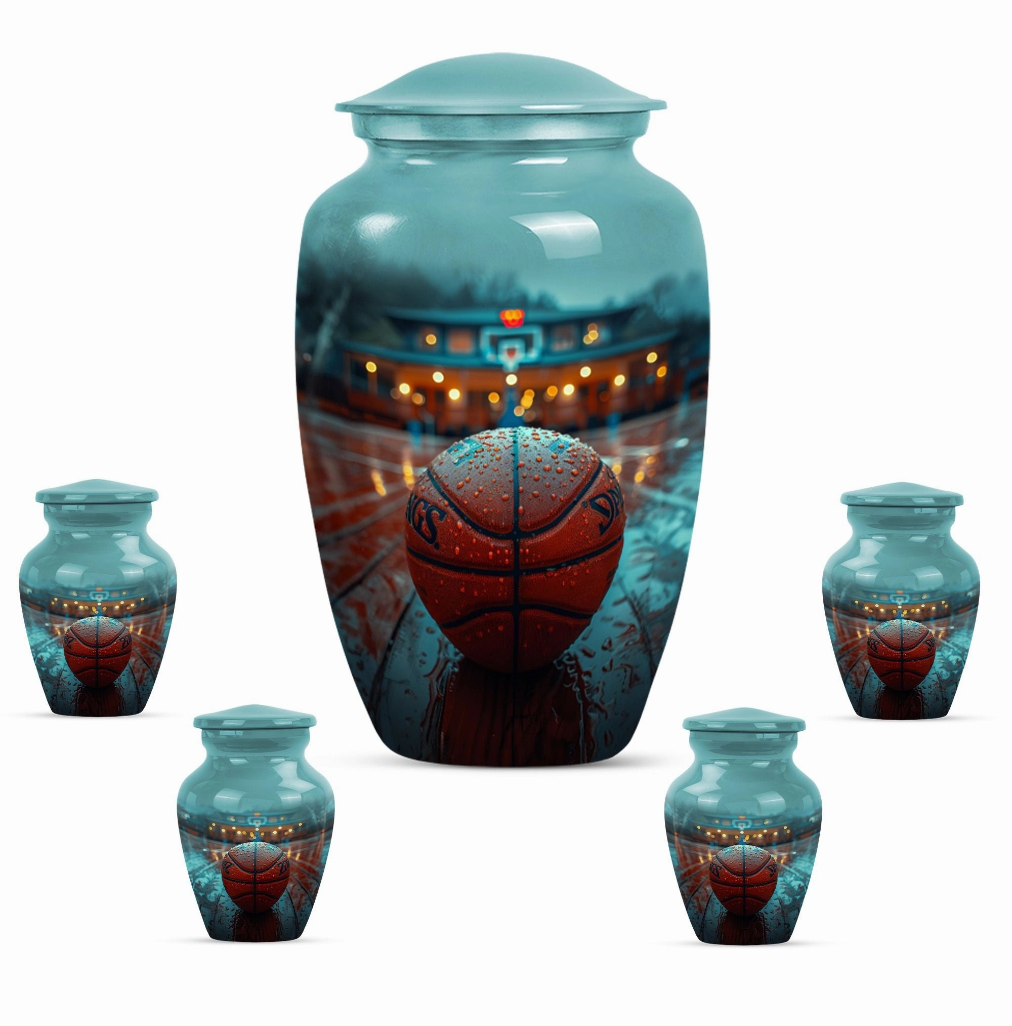 Basketball Cremation Urns For Human Ashes - Memorial & Funeral Urn