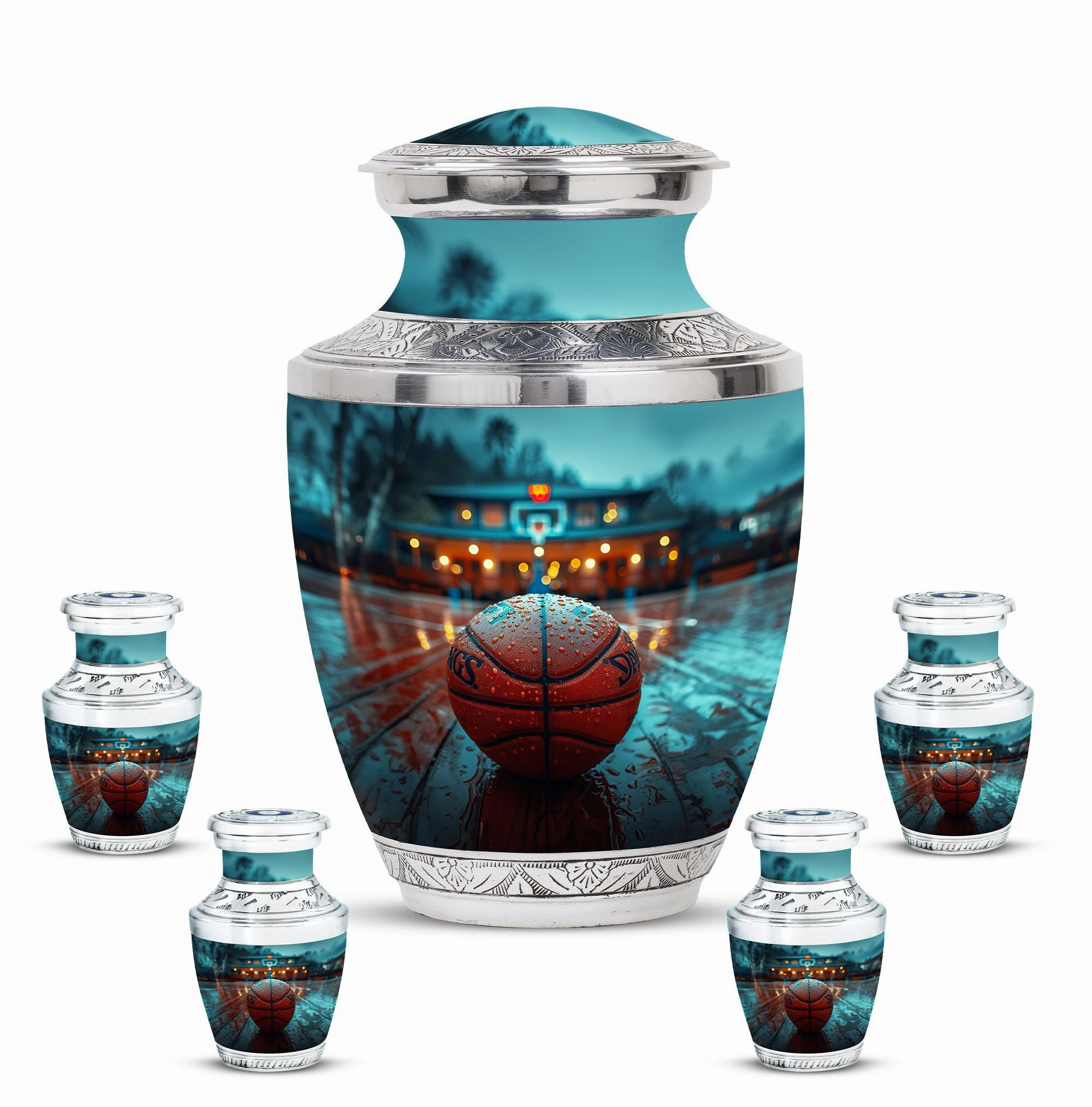 Basketball Cremation Urns For Human Ashes - Memorial & Funeral Urn