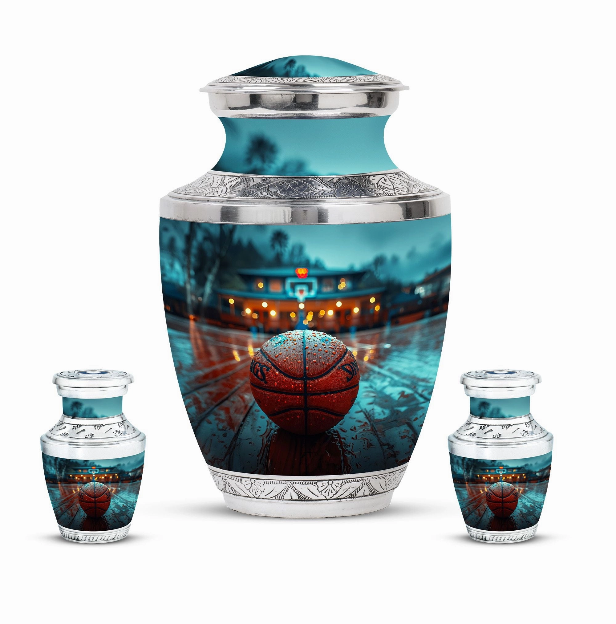 Basketball Cremation Urns For Human Ashes - Memorial & Funeral Urn