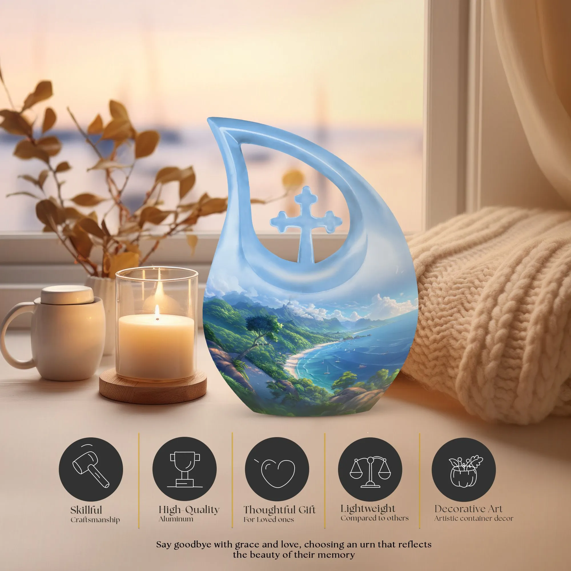 Beach Urn Remembrance: Memorable Cremation Keepsakes