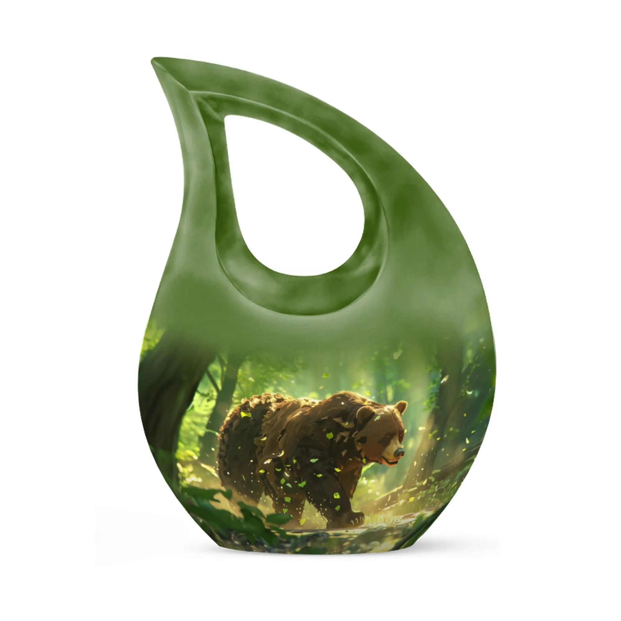 Bear Urn: Cremation Container For Cremated Human Ashes