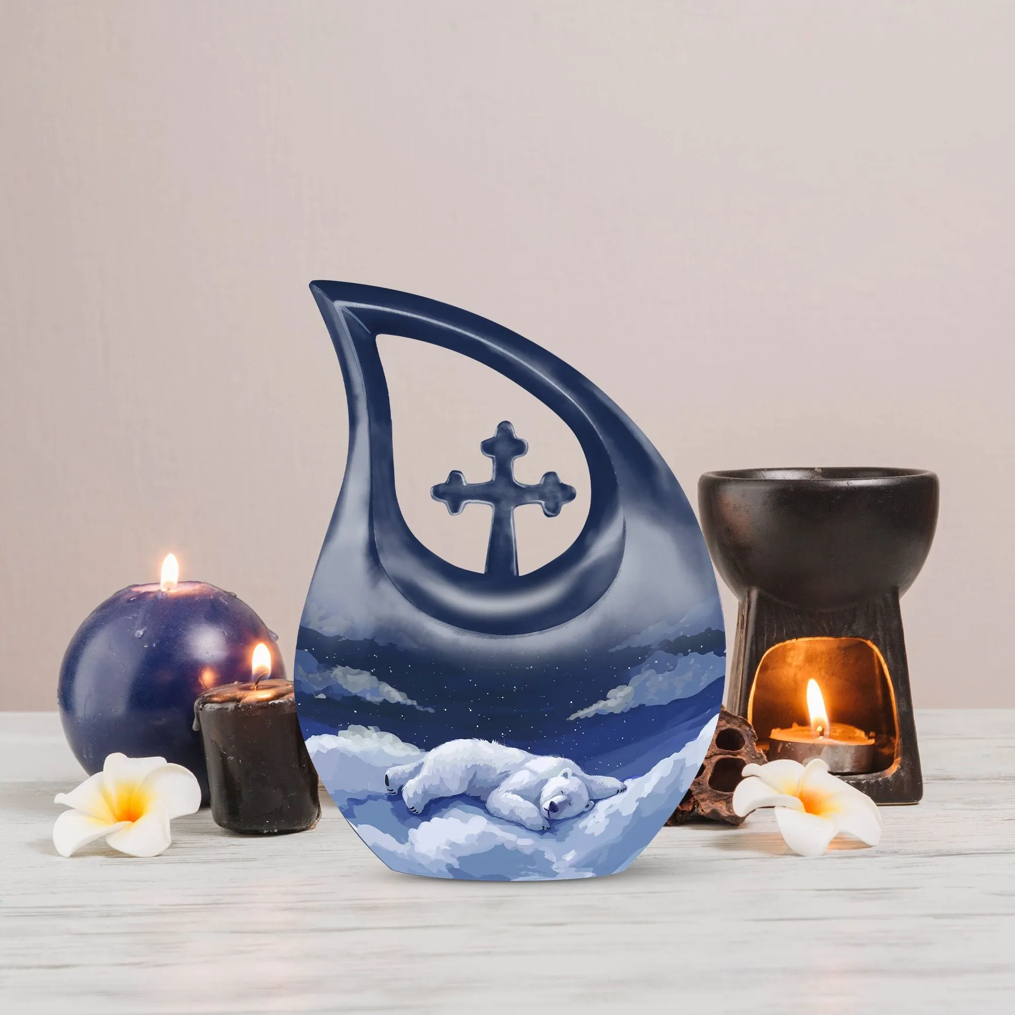 Bear Urn : Handcrafted Personalized Memorial Urn