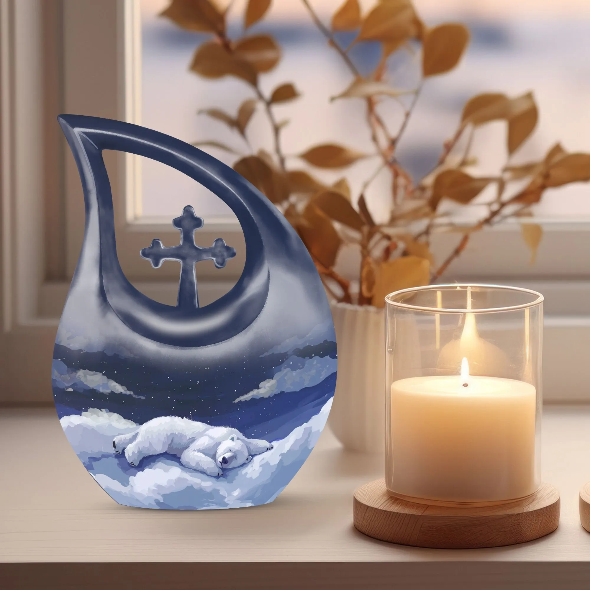 Bear Urn : Handcrafted Personalized Memorial Urn