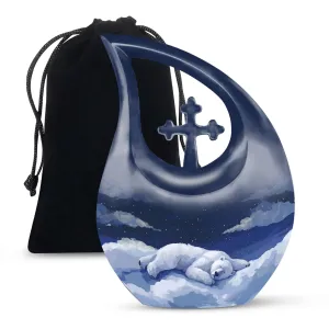 Bear Urn : Handcrafted Personalized Memorial Urn