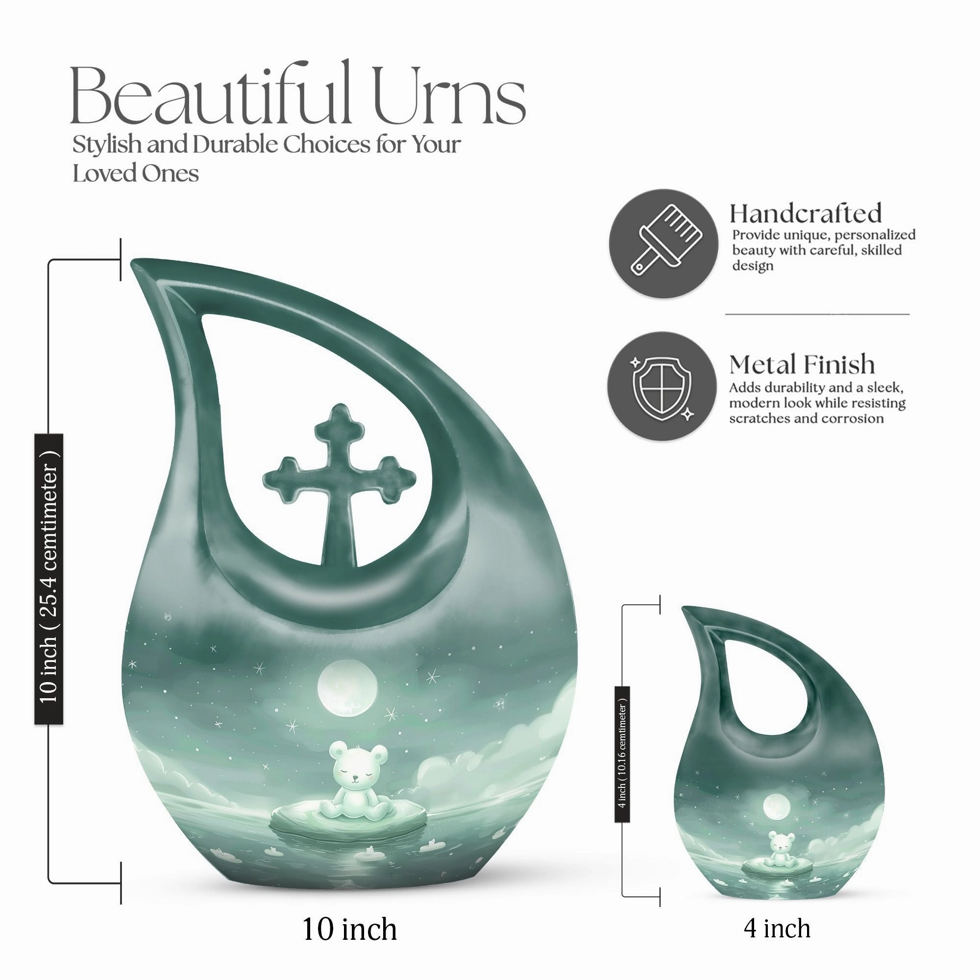 Bear Urn : Memorial Cremation Urn For Human Ashes