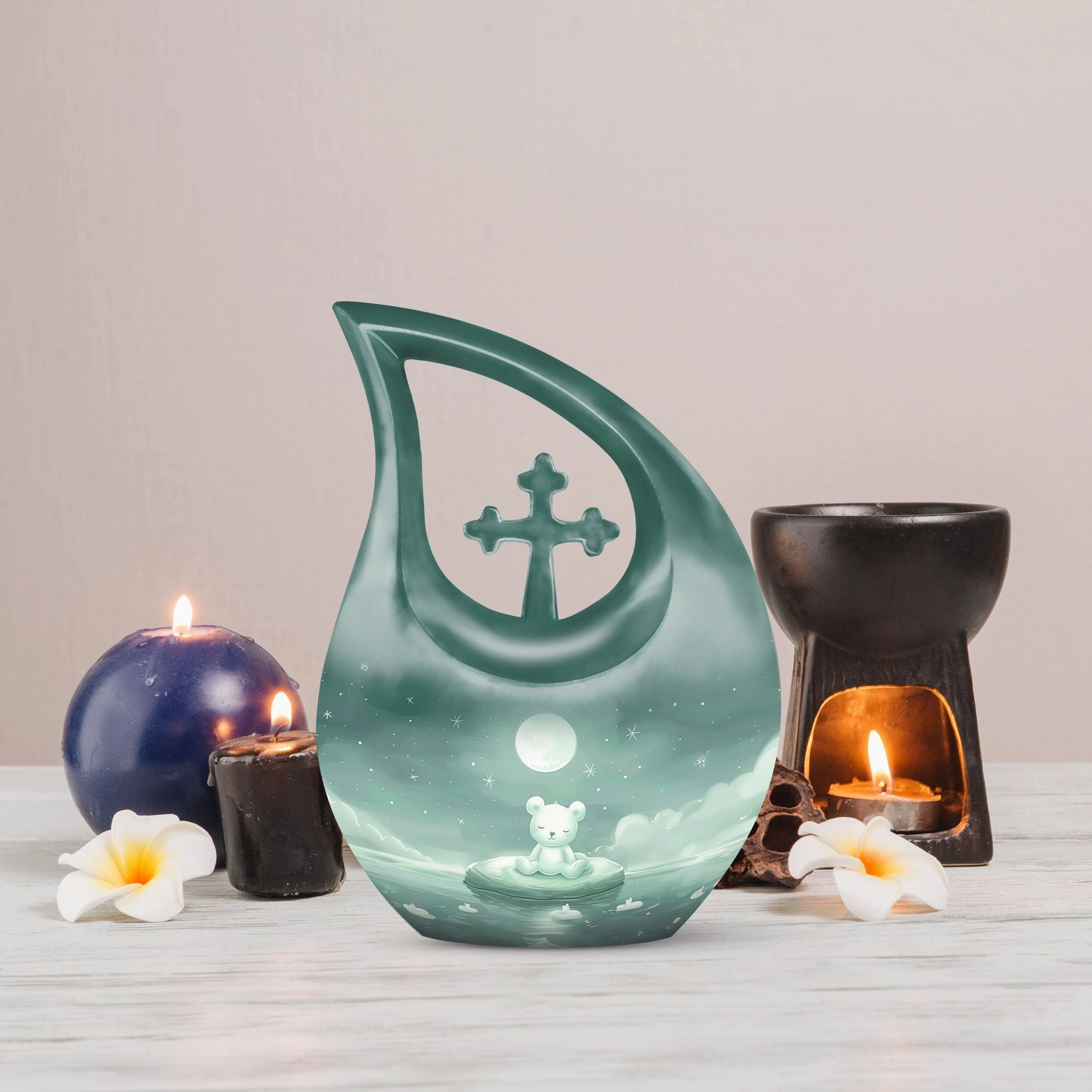 Bear Urn : Memorial Cremation Urn For Human Ashes