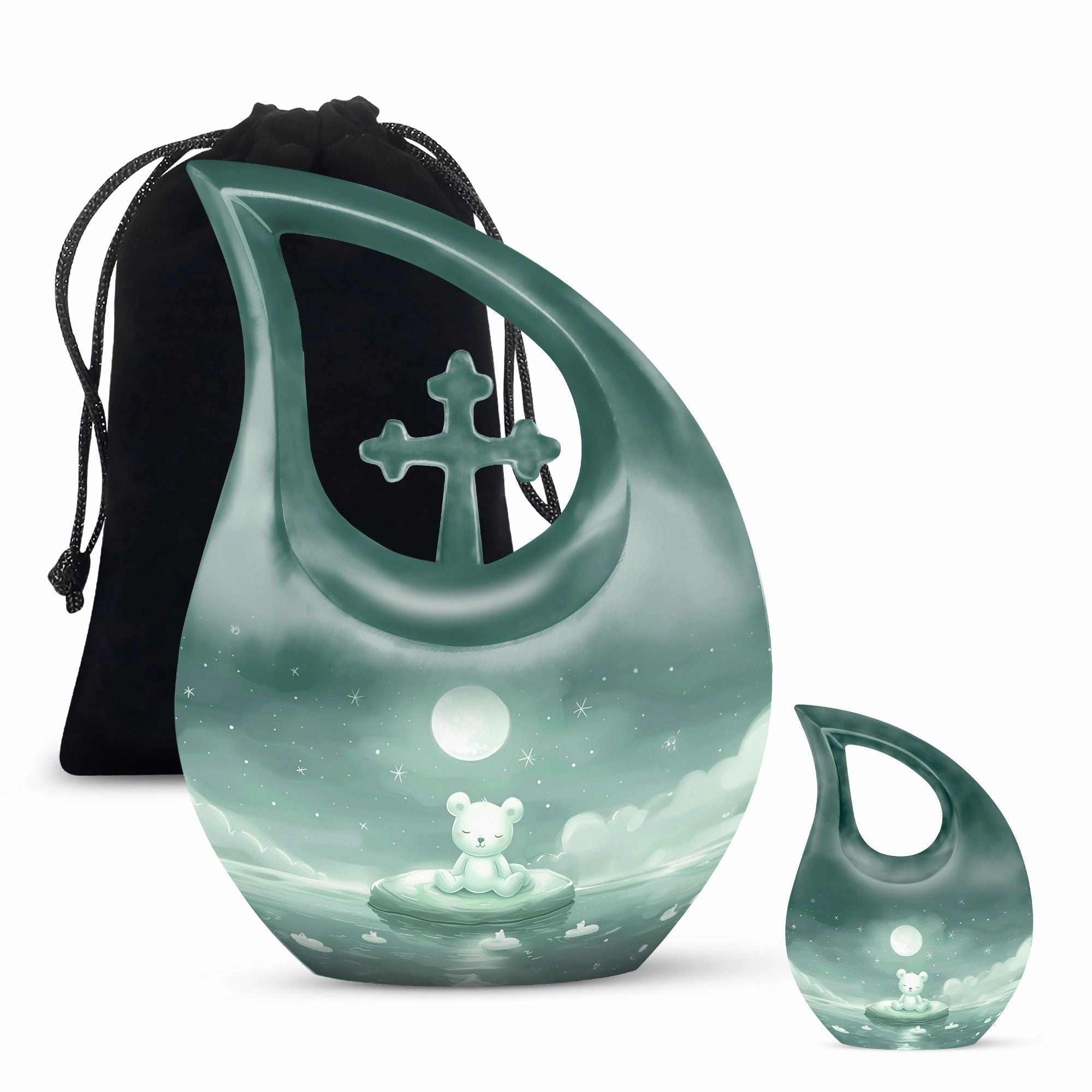 Bear Urn : Memorial Cremation Urn For Human Ashes