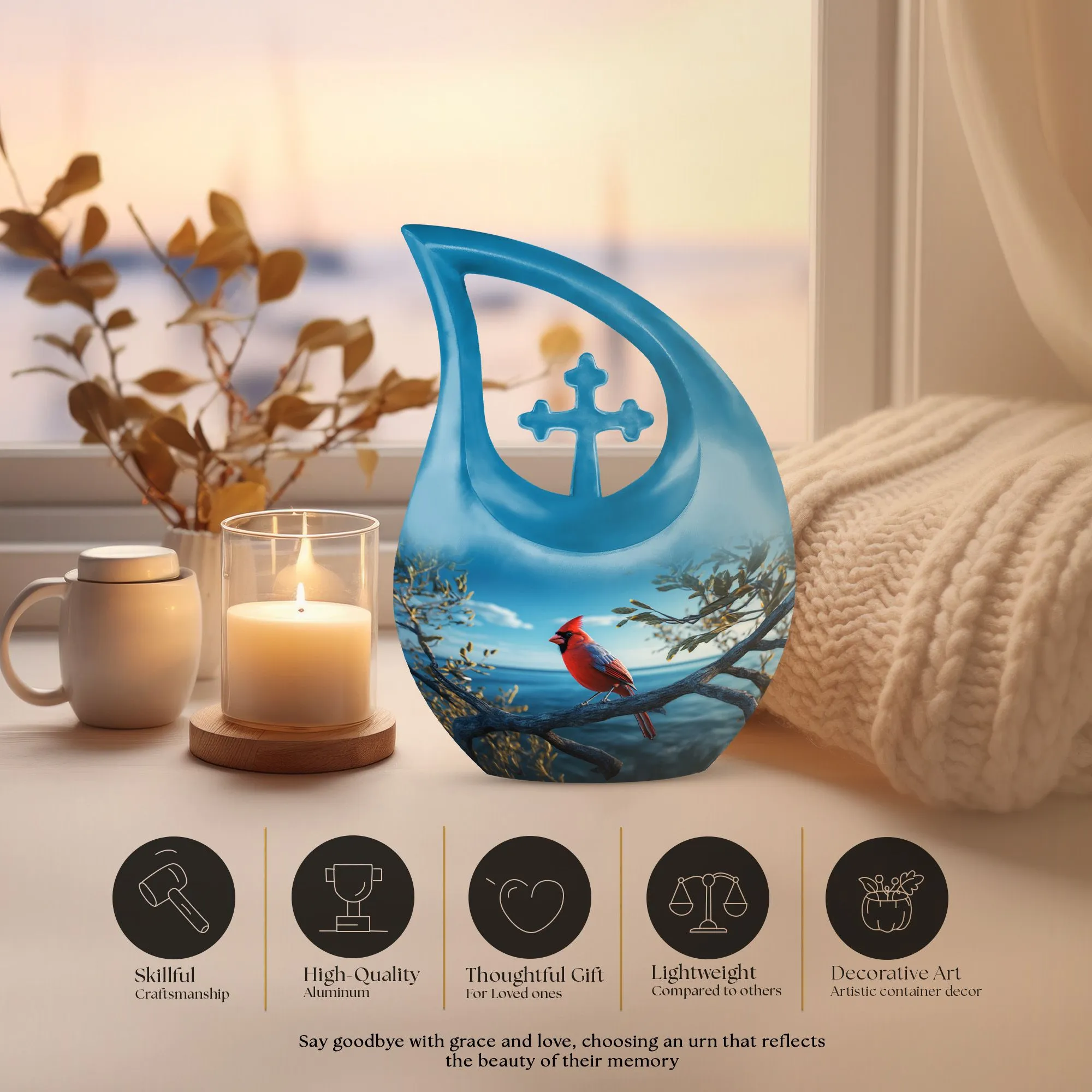 Bird Urn, Precious Keepsake of Lasting Memories Urn