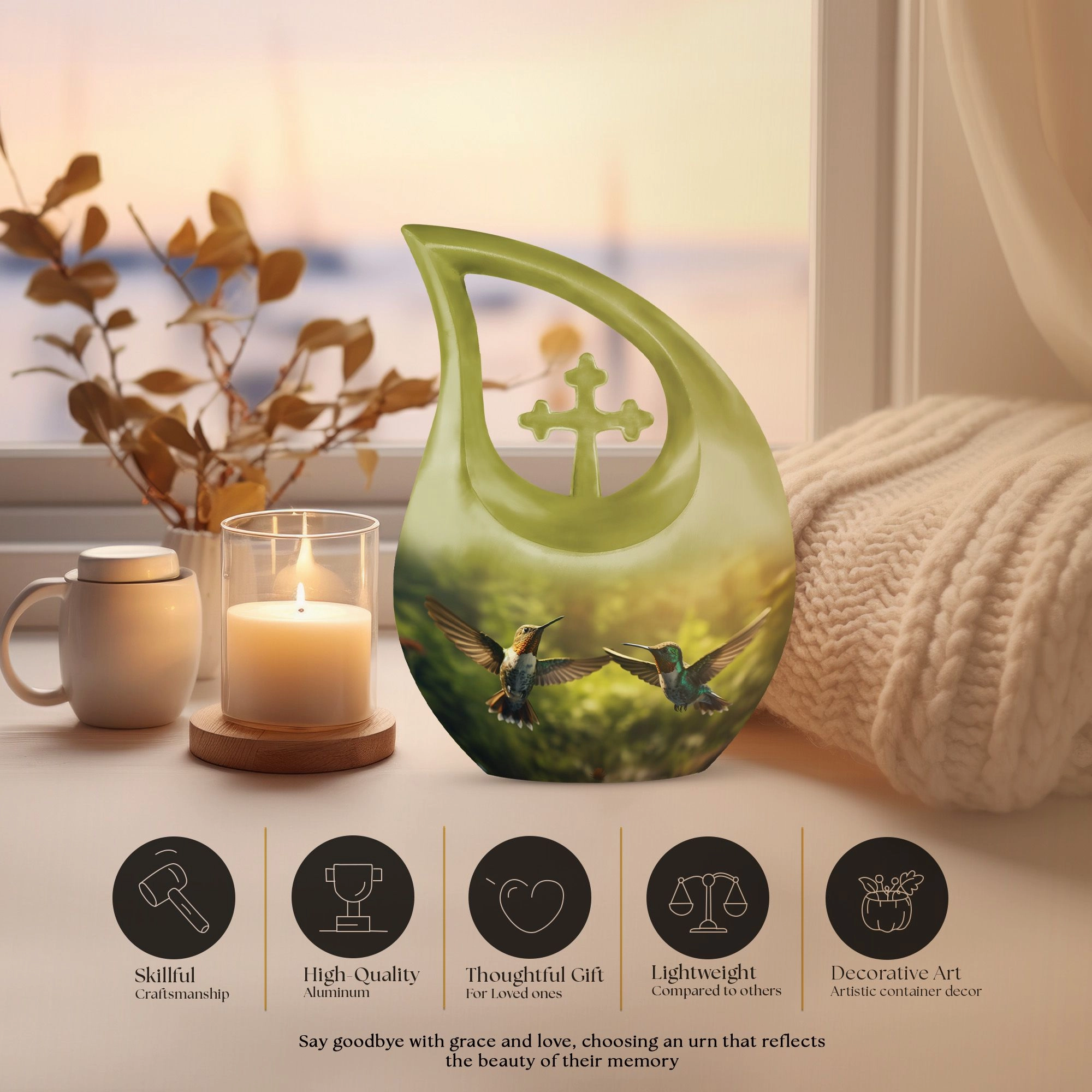 Bird Urn -  Containers Cremation Urn For Human Ashes
