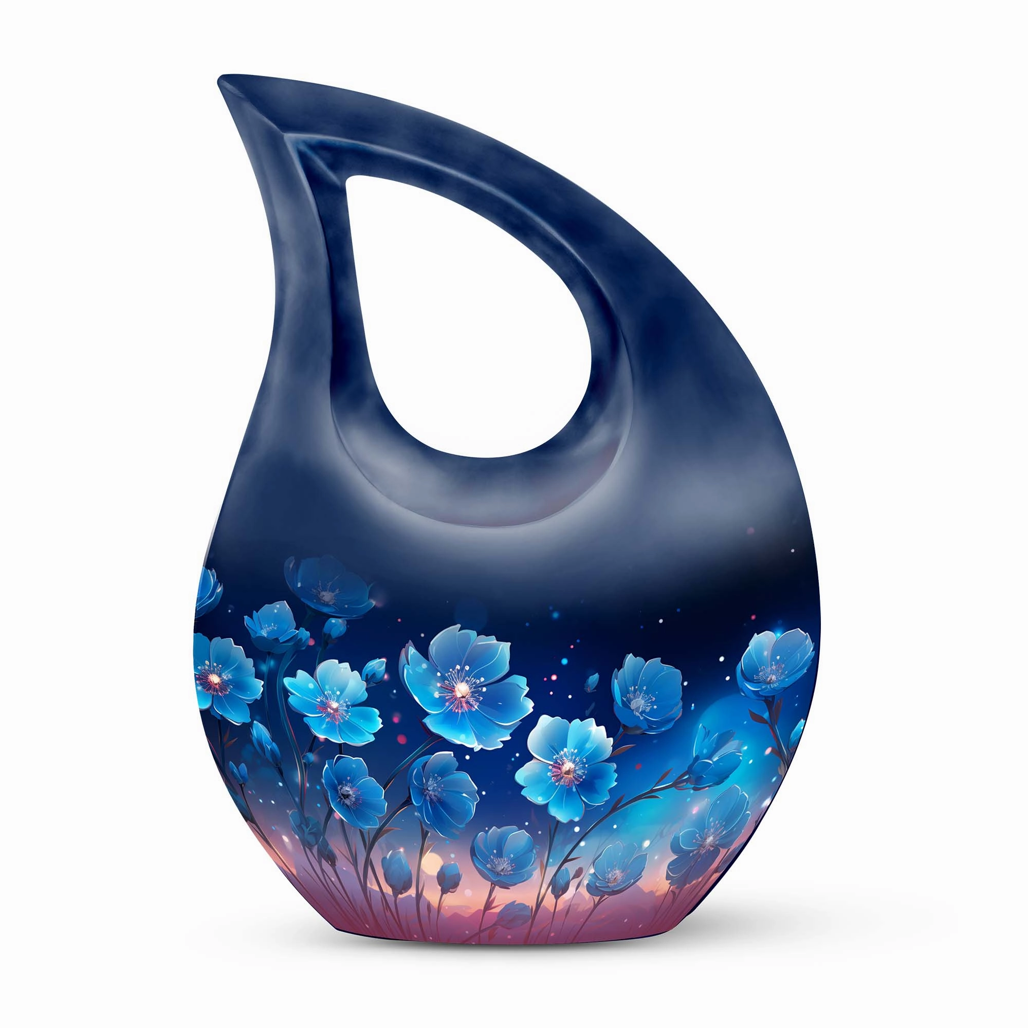 Blossom Legacy Flower Urn & Keepsake Memorial Vessel