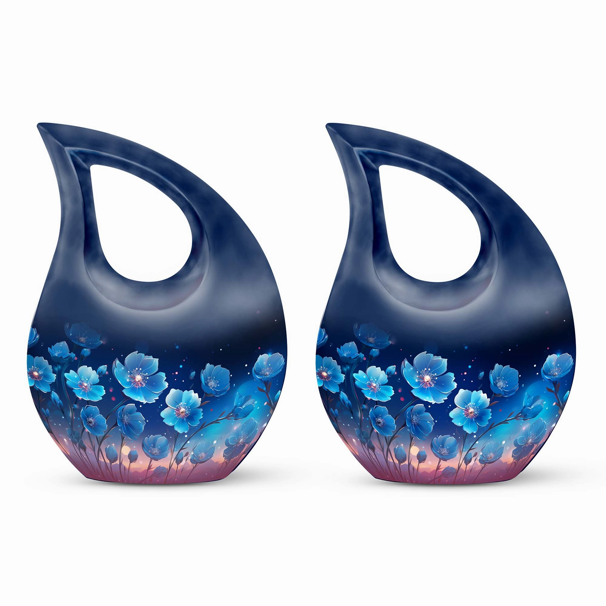 Blossom Legacy Flower Urn & Keepsake Memorial Vessel