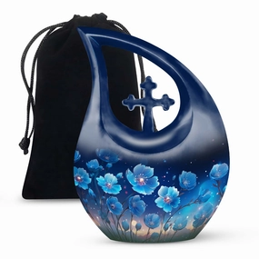 Blossom Legacy Flower Urn & Keepsake Memorial Vessel
