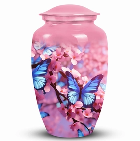 Blue Butterfly Cremation Sanctum for Ultimate Serenity