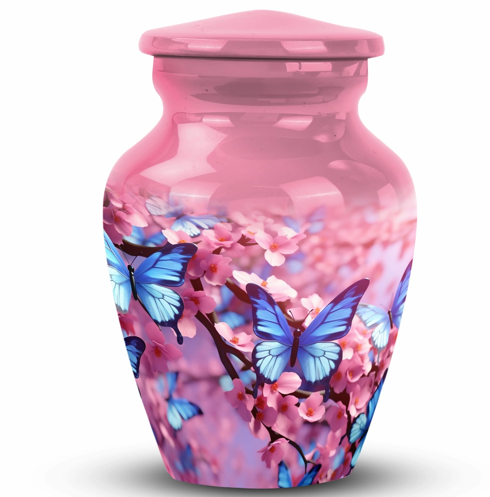 Blue Butterfly Cremation Sanctum for Ultimate Serenity