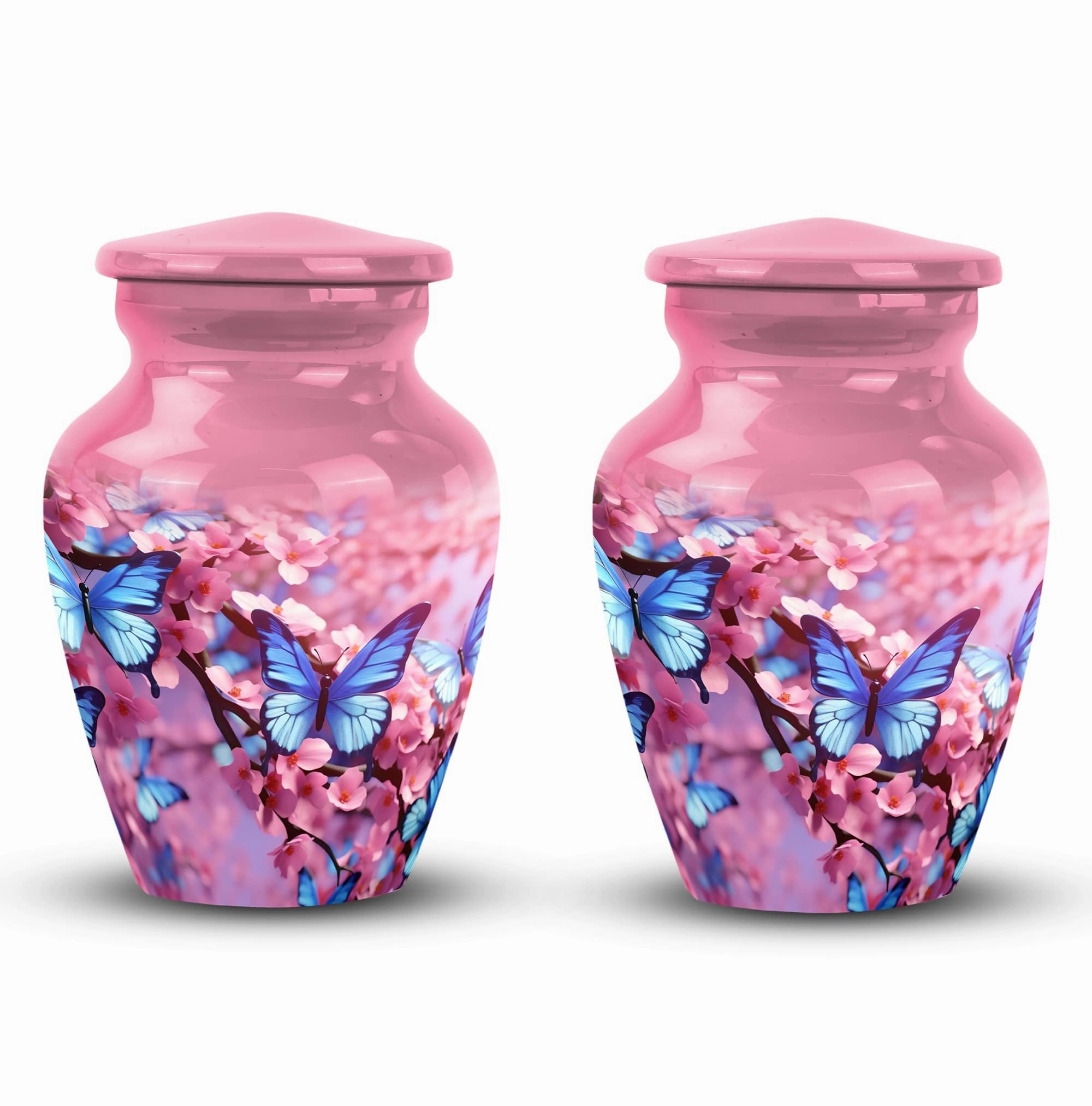 Blue Butterfly Cremation Sanctum for Ultimate Serenity