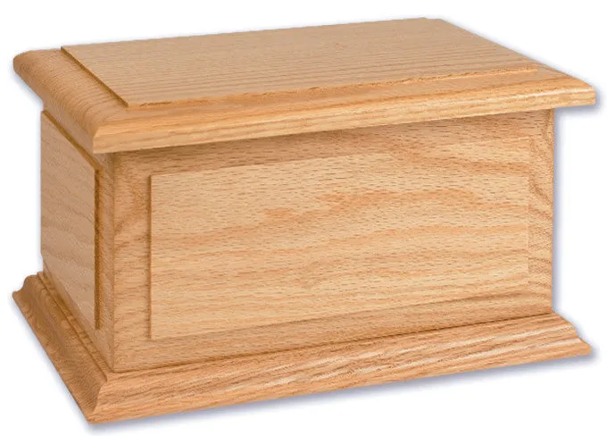 Boston II Solid Wooden Cremation Urn Made in the USA