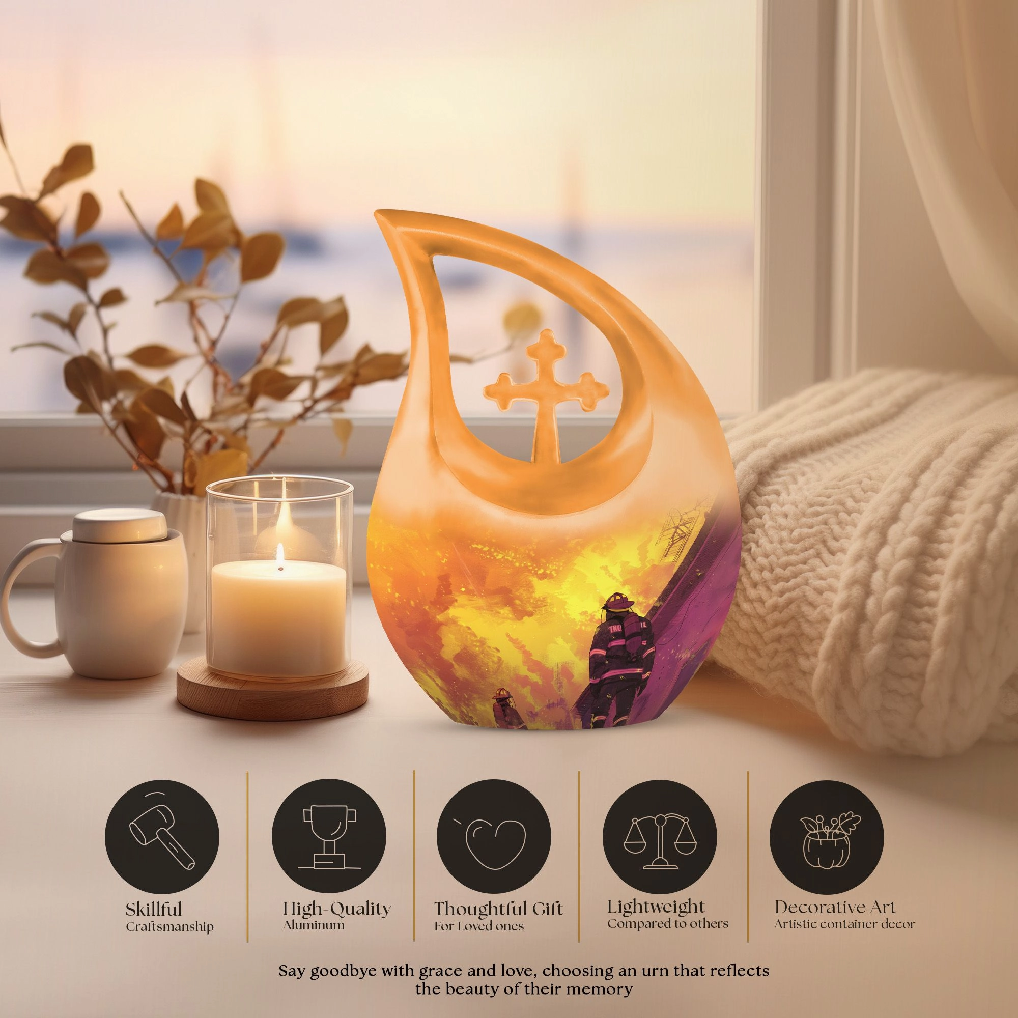 Bravery Amidst The Urn: A Unique Memorial Urn for Memories