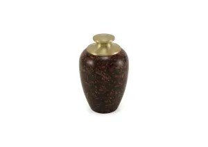 Brown High Gloss Pet Urn in Extra Large