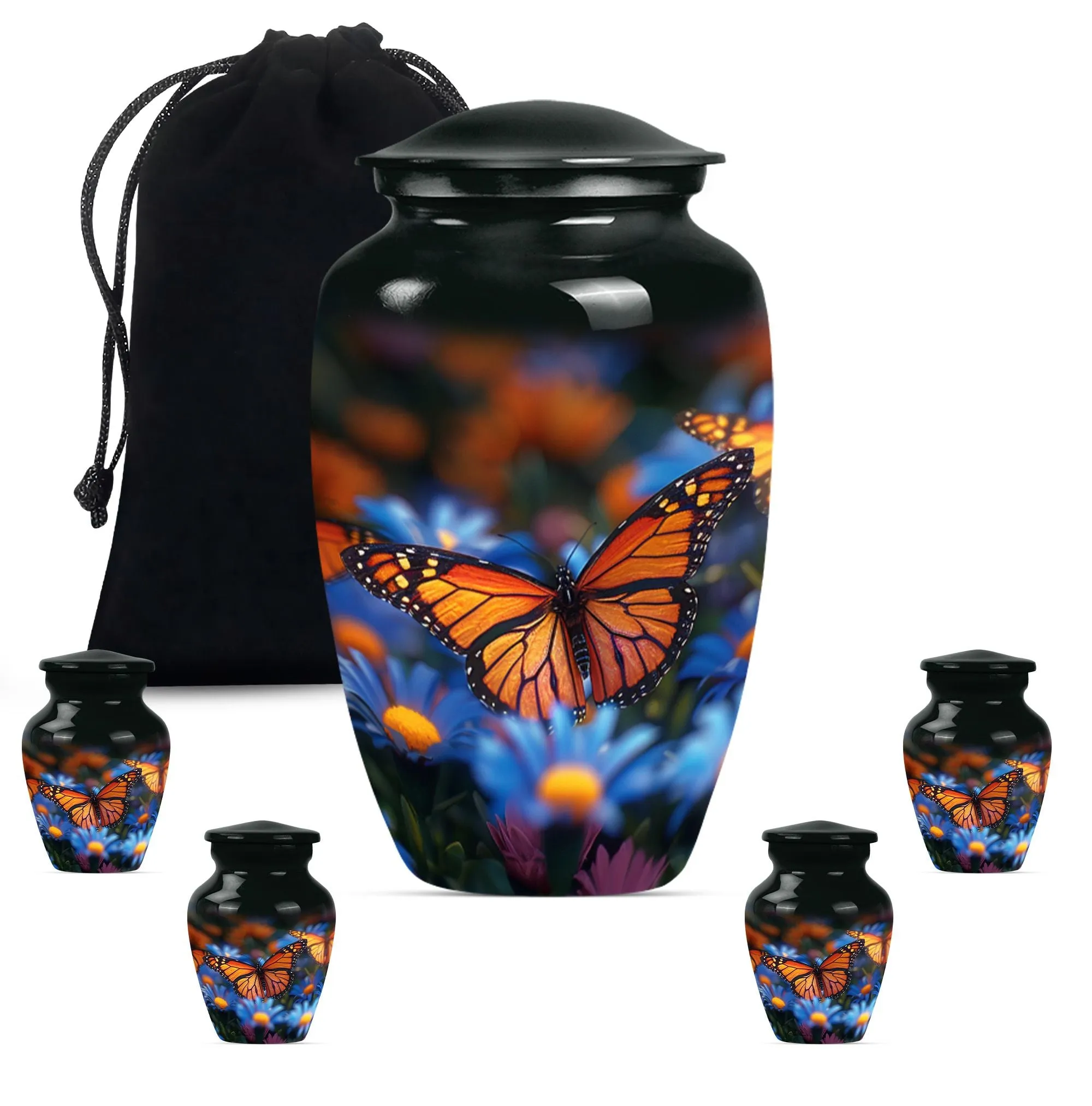 Butterfly Cremation Small Urn For Ashes Memorial & Funeral Urn