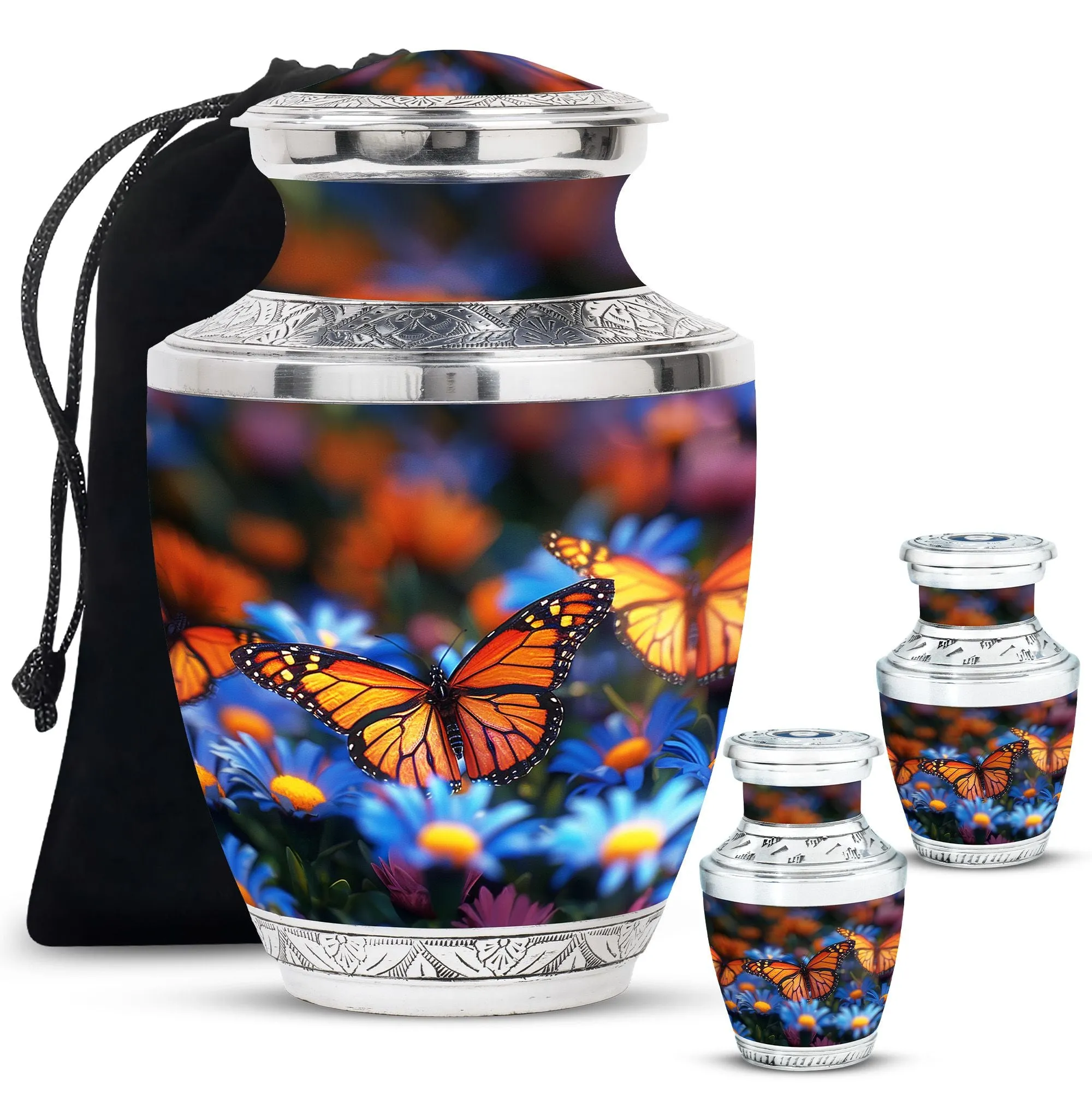 Butterfly Cremation Small Urn For Ashes Memorial & Funeral Urn