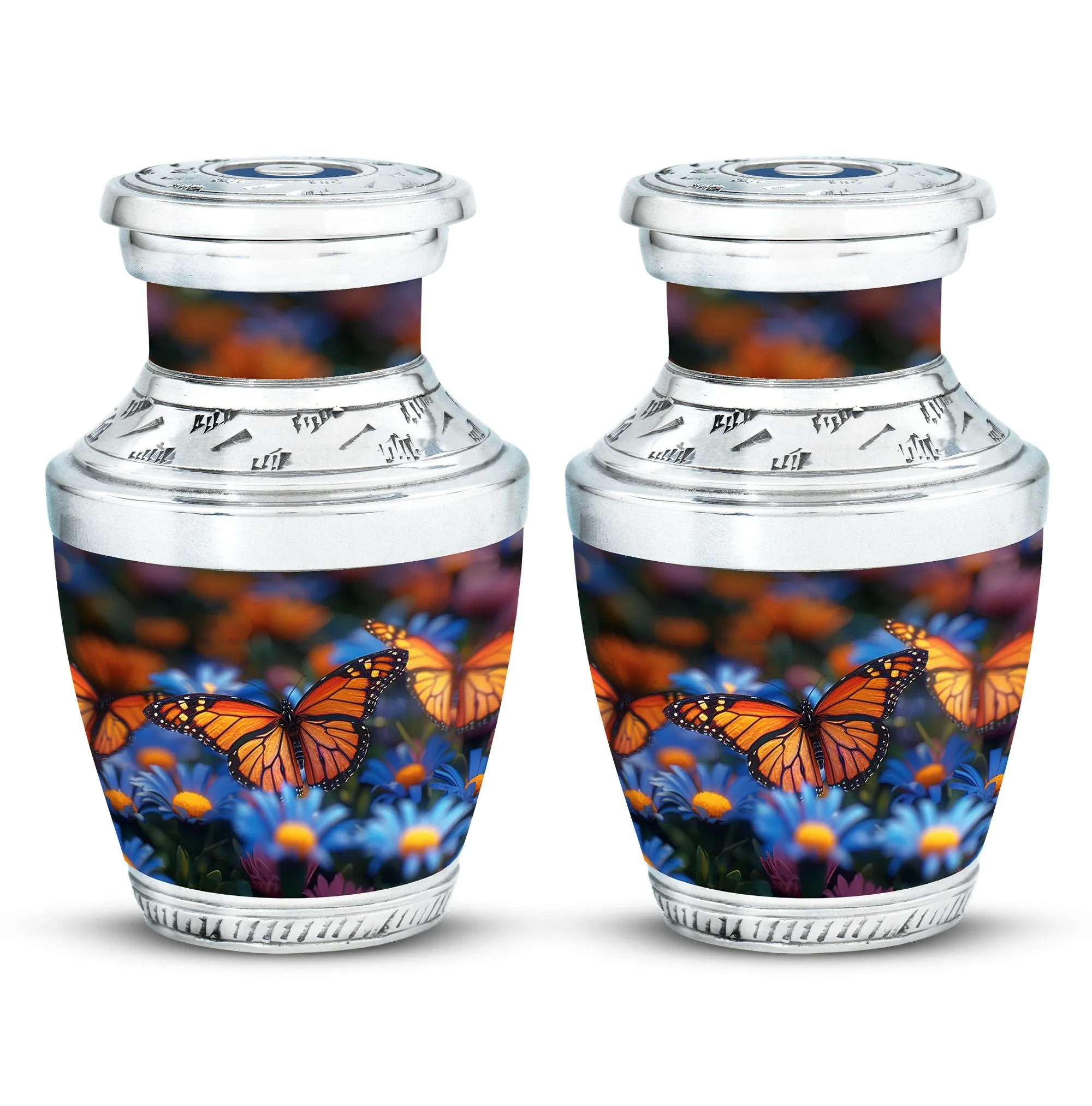 Butterfly Cremation Small Urn For Ashes Memorial & Funeral Urn