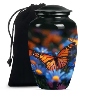 Butterfly Cremation Small Urn For Ashes Memorial & Funeral Urn
