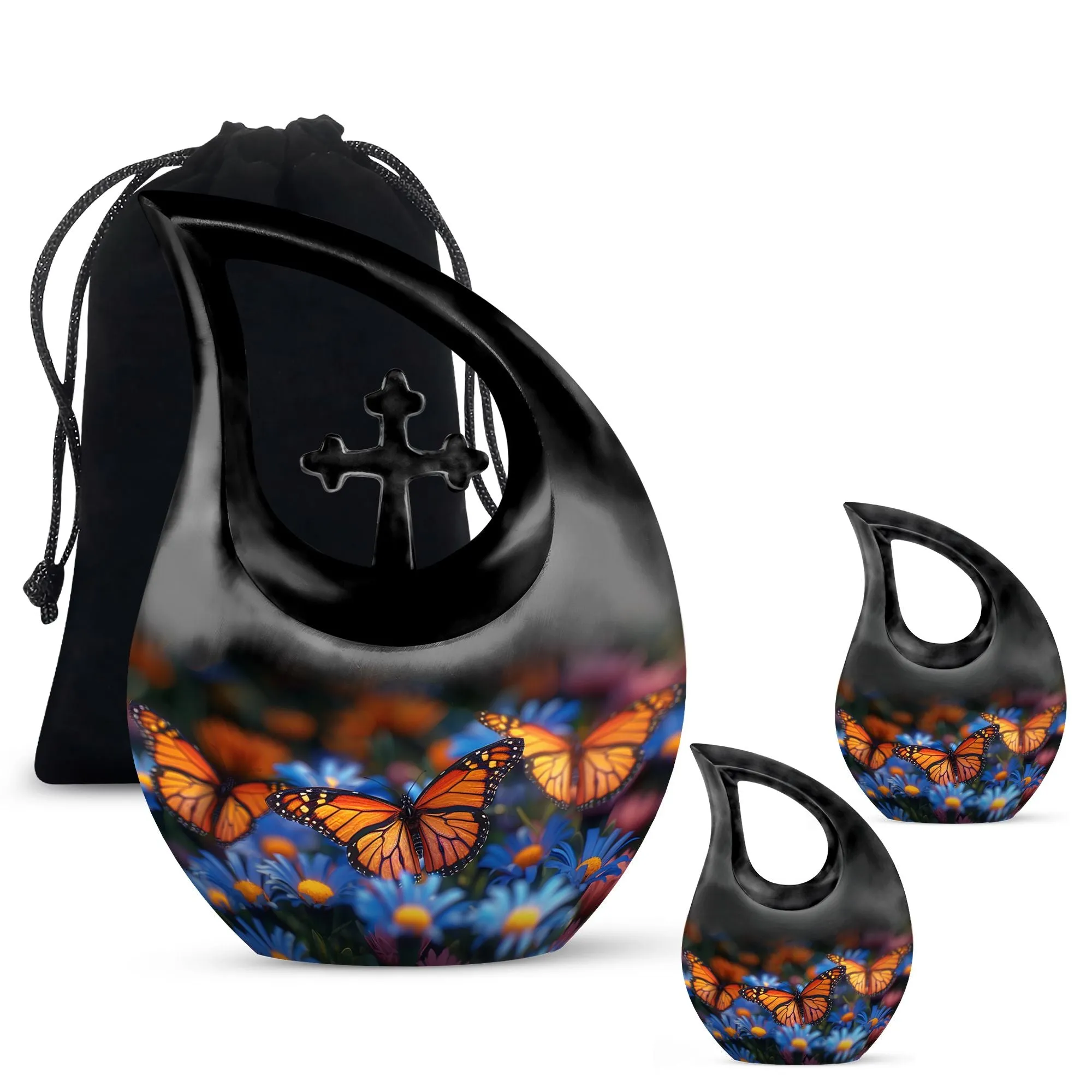 Butterfly Cremation Small Urn For Ashes Memorial & Funeral Urn