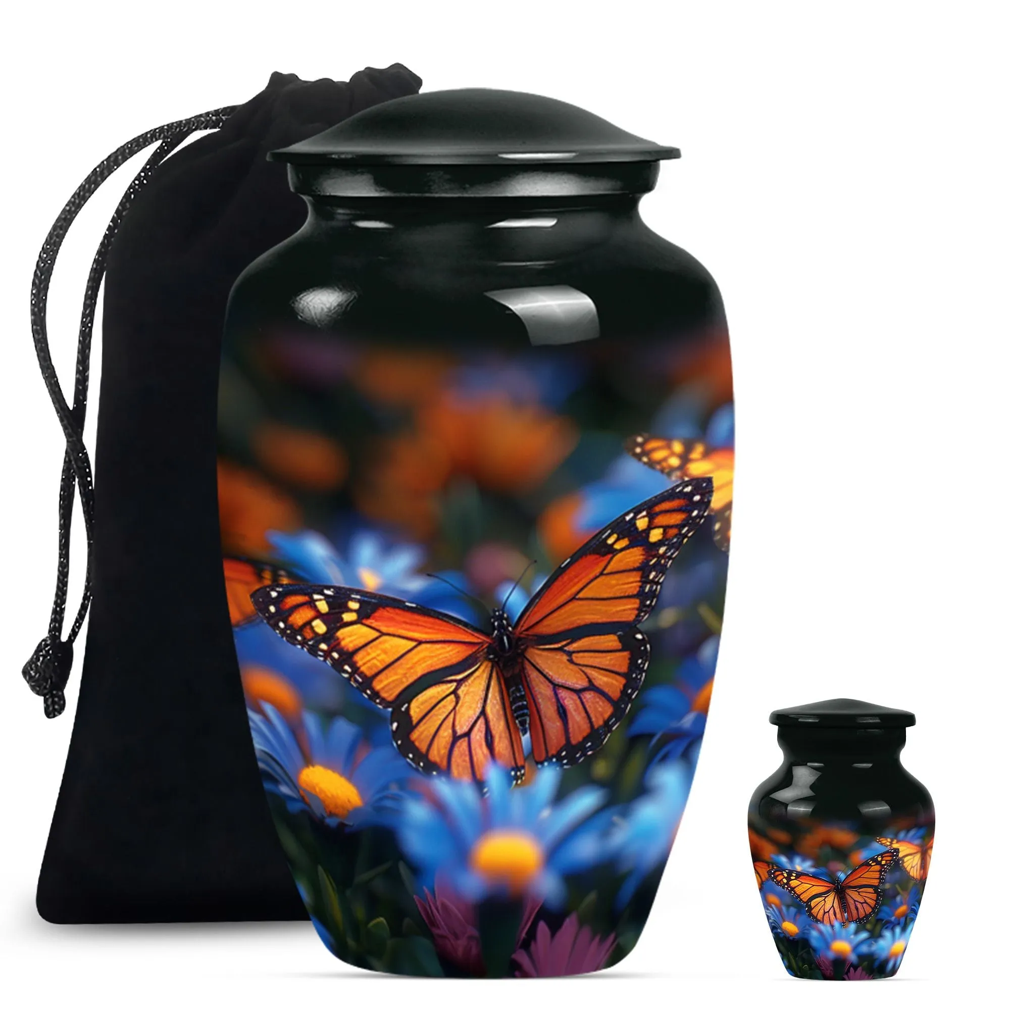 Butterfly Cremation Small Urn For Ashes Memorial & Funeral Urn