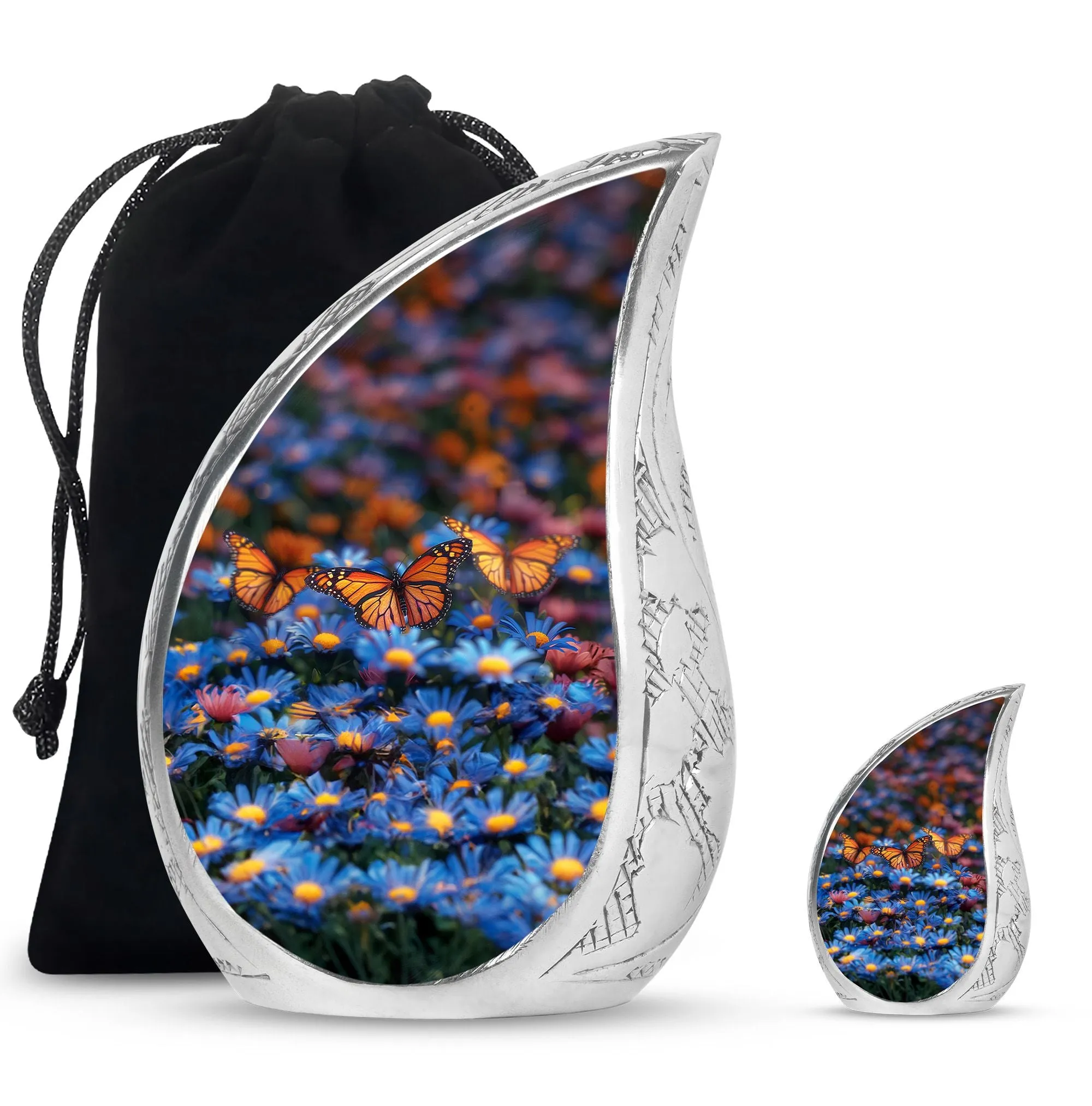Butterfly Cremation Small Urn For Ashes Memorial & Funeral Urn