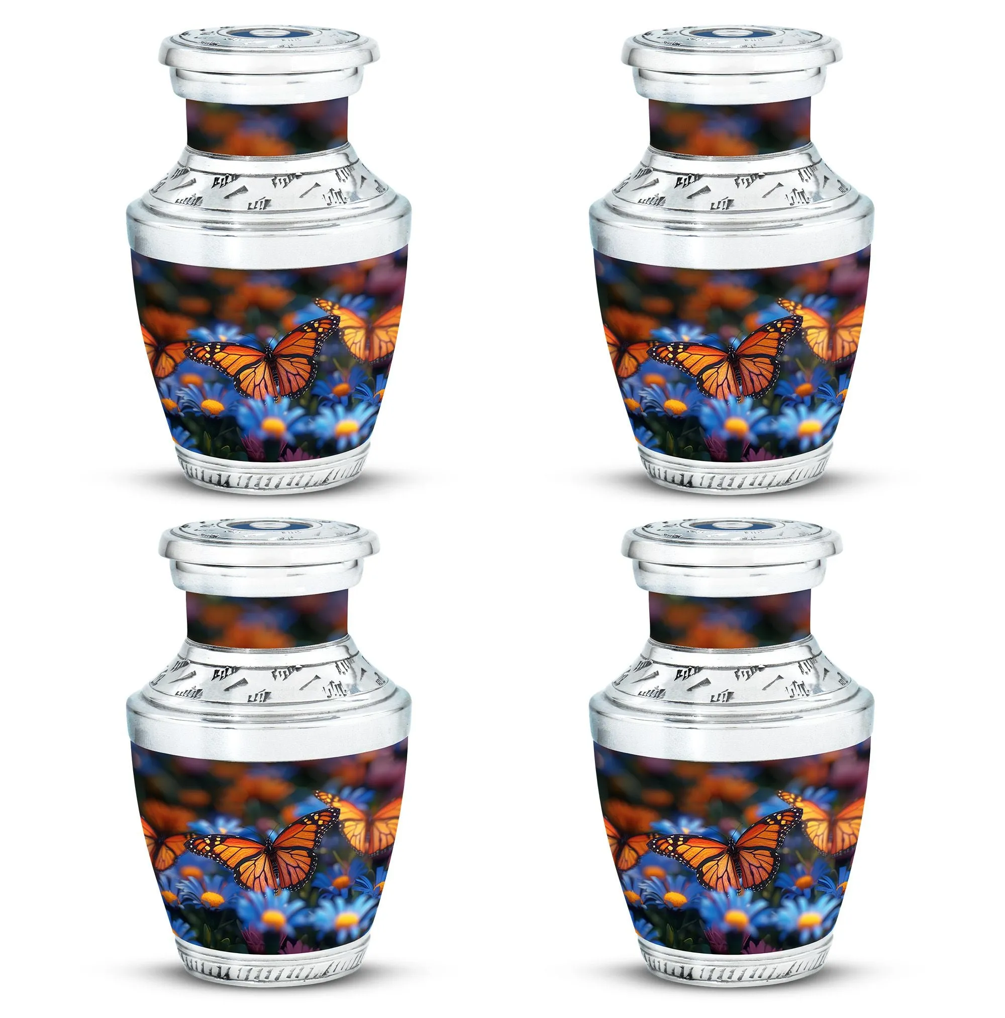 Butterfly Cremation Small Urn For Ashes Memorial & Funeral Urn