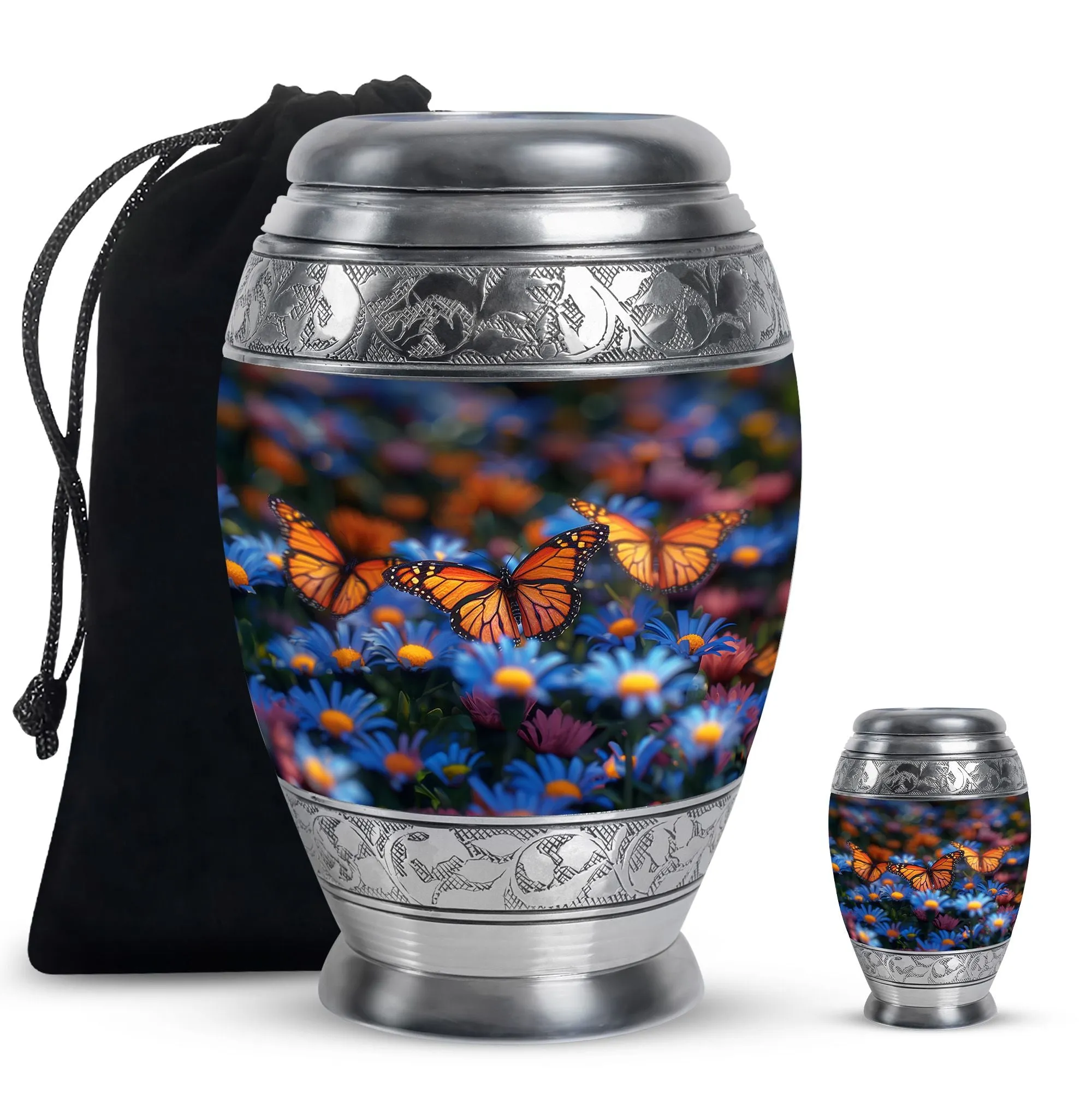 Butterfly Cremation Small Urn For Ashes Memorial & Funeral Urn