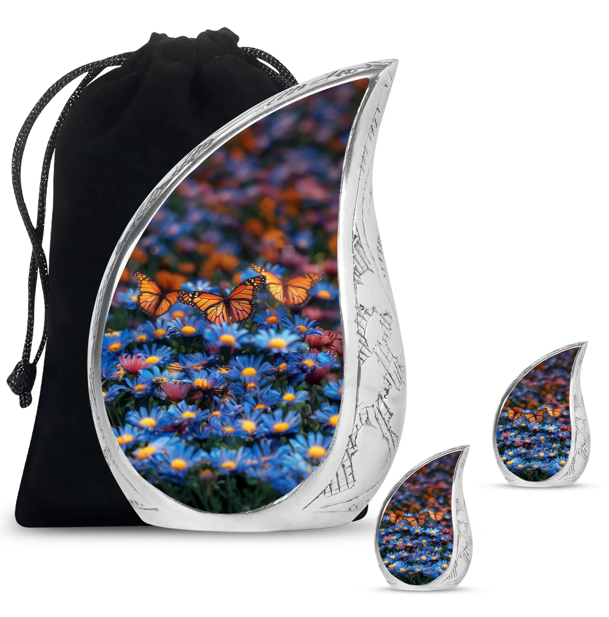Butterfly Cremation Small Urn For Ashes Memorial & Funeral Urn