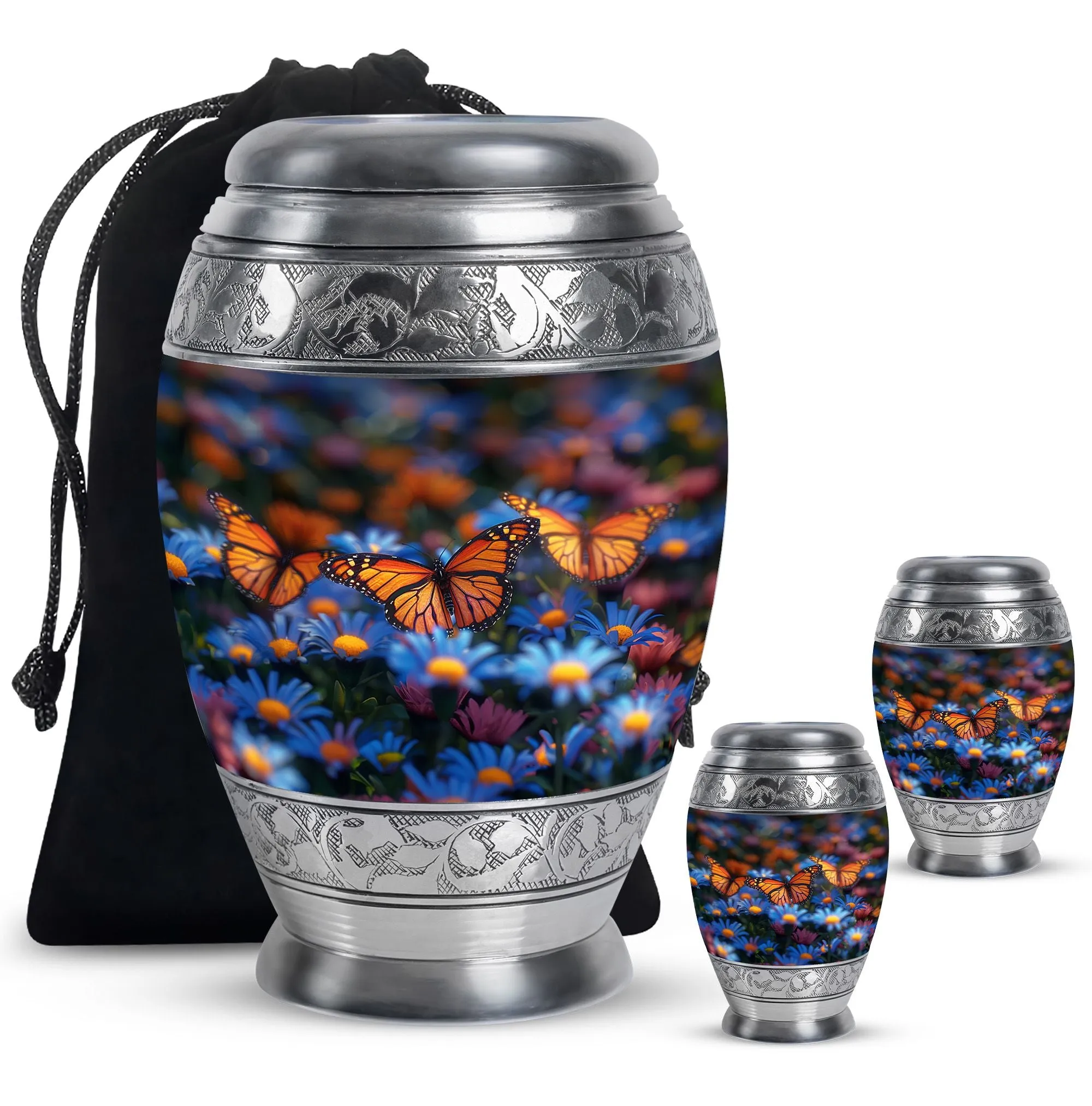 Butterfly Cremation Small Urn For Ashes Memorial & Funeral Urn