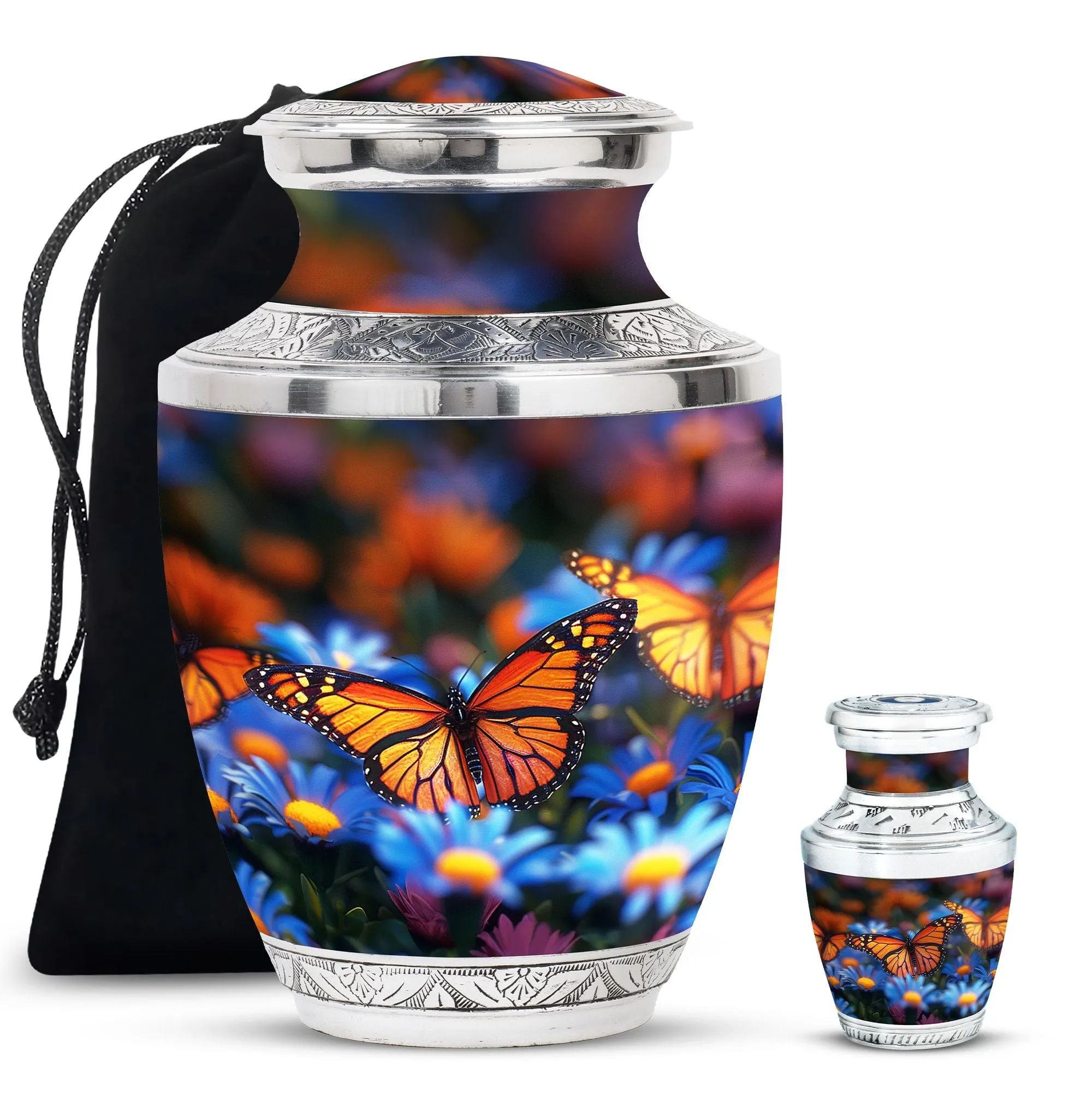 Butterfly Cremation Small Urn For Ashes Memorial & Funeral Urn