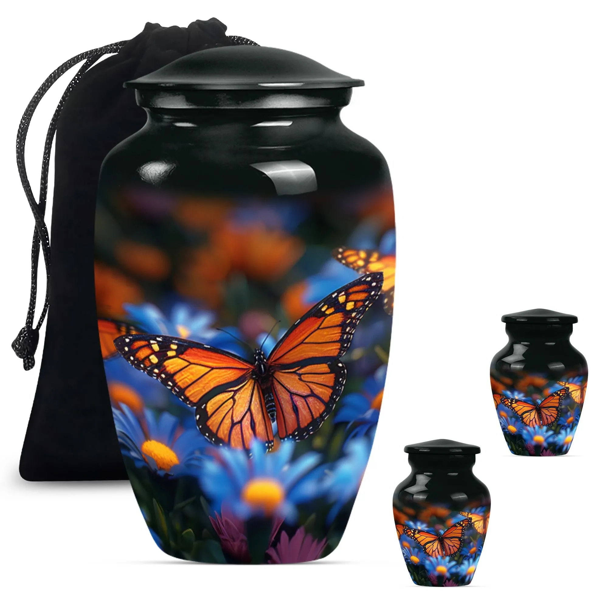 Butterfly Cremation Small Urn For Ashes Memorial & Funeral Urn