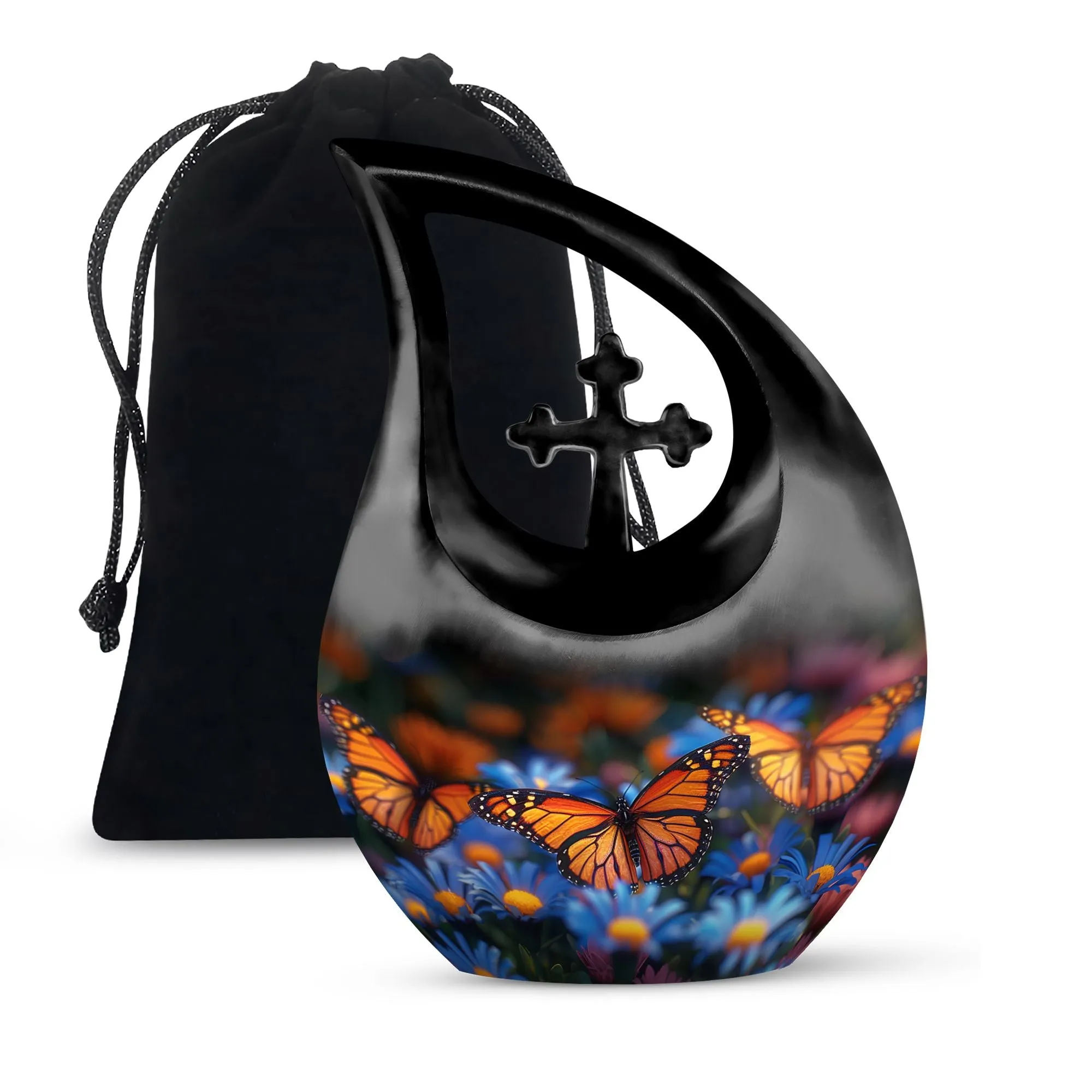 Butterfly Cremation Small Urn For Ashes Memorial & Funeral Urn