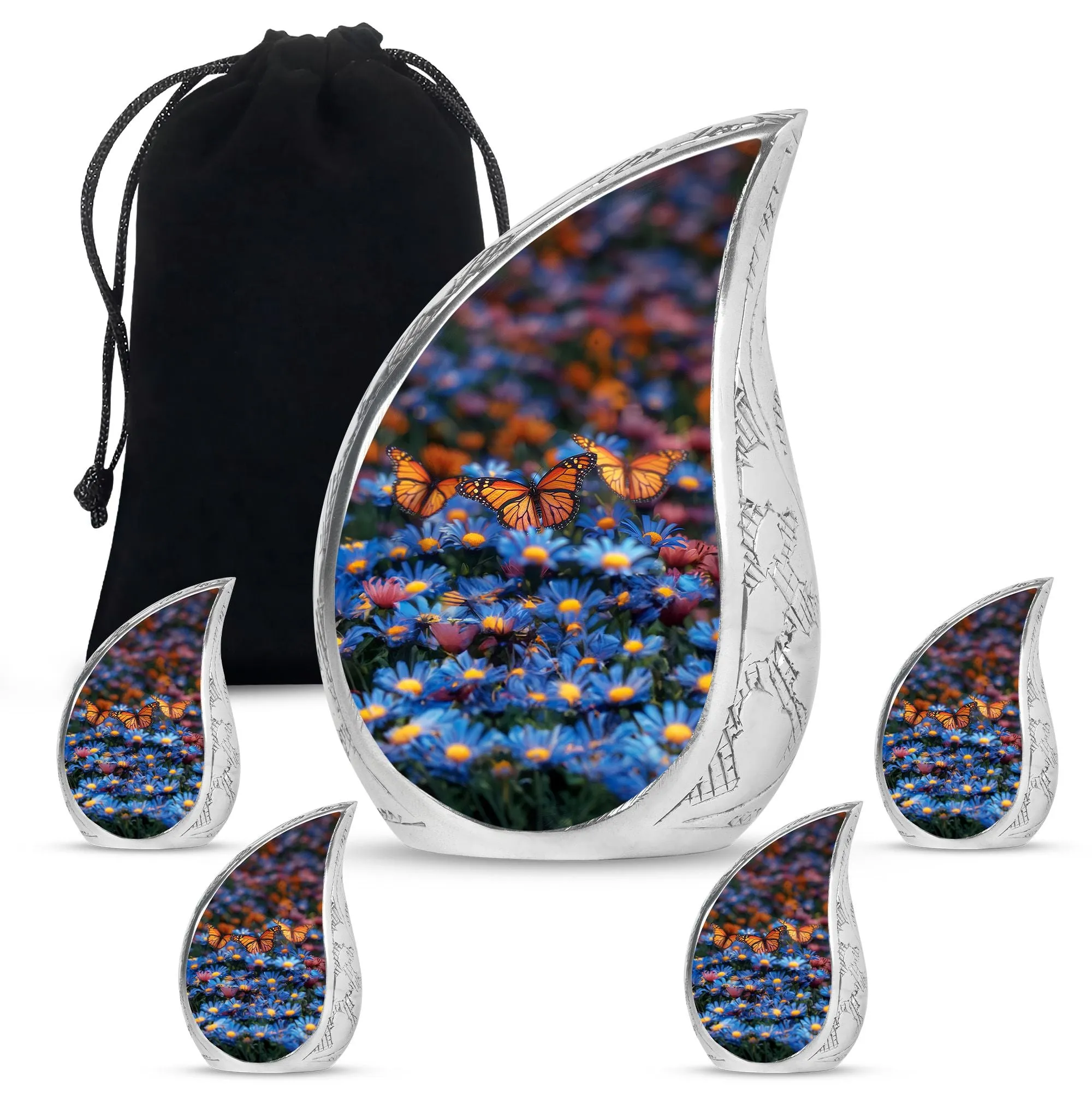 Butterfly Cremation Small Urn For Ashes Memorial & Funeral Urn