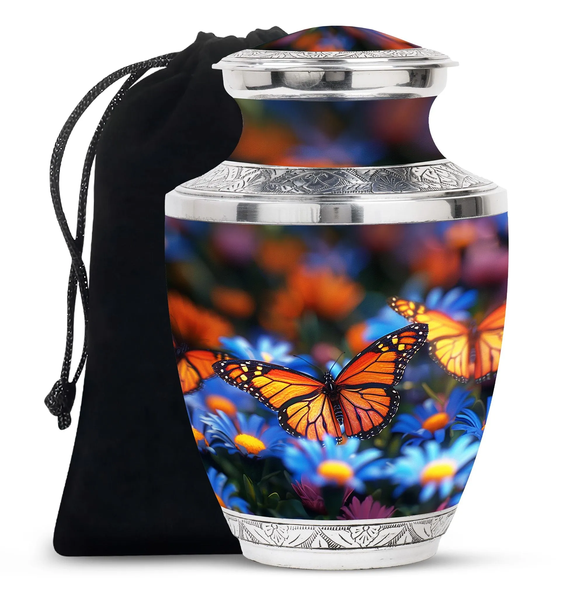 Butterfly Cremation Small Urn For Ashes Memorial & Funeral Urn