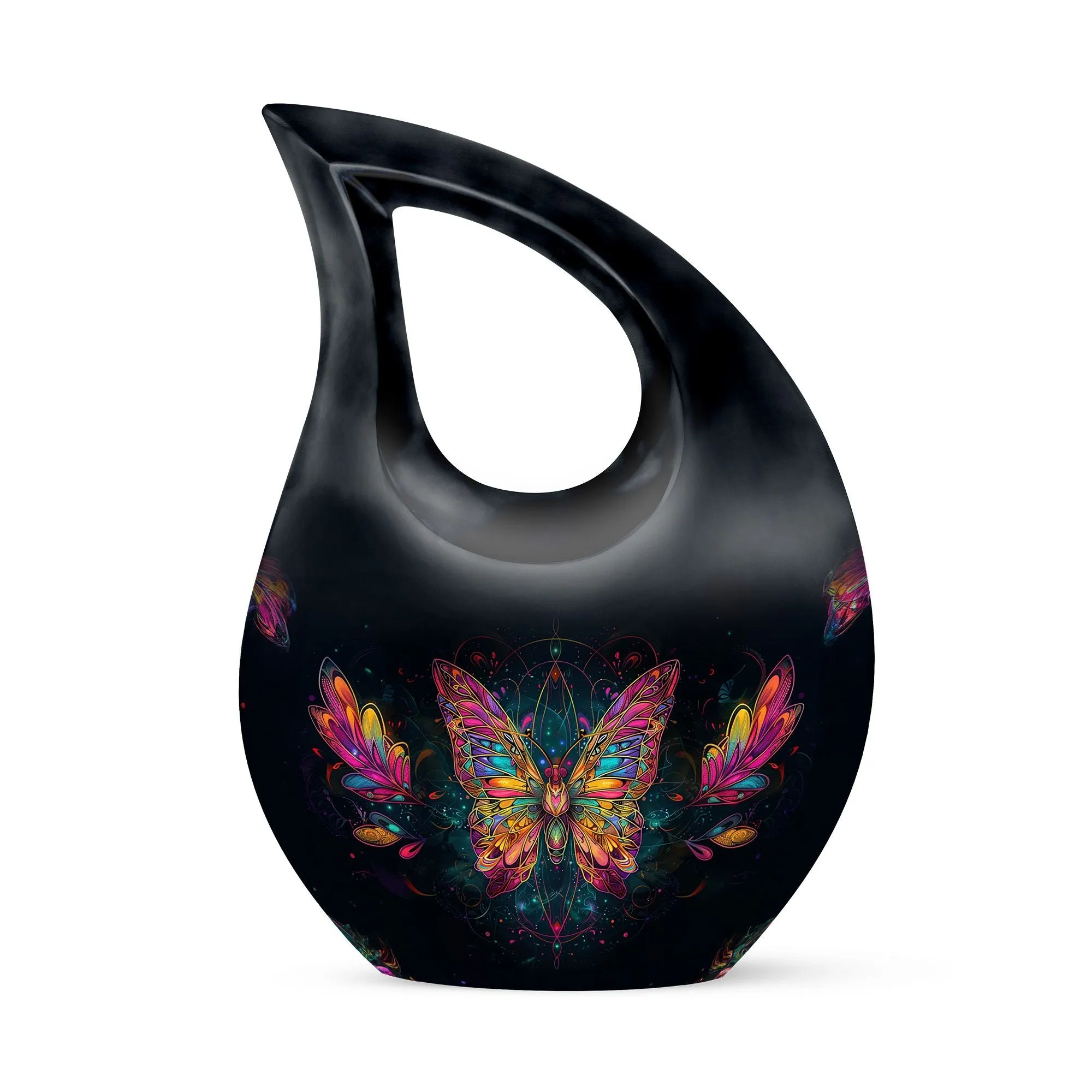 Butterfly Cremation Small Urn For Human Ashes Memorial & Funeral Urn