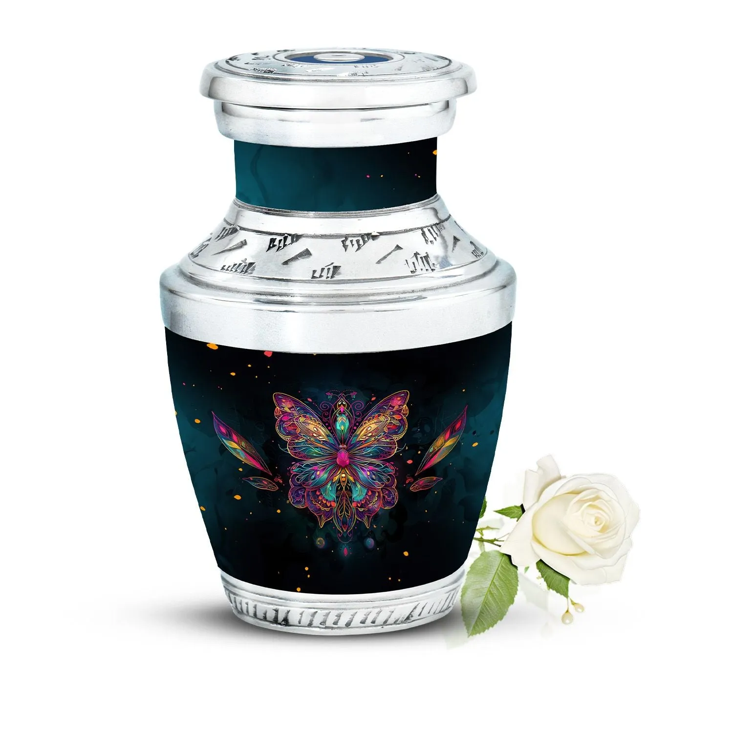 Butterfly Cremation Small Urn For Human Ashes Memorial & Funeral Urn