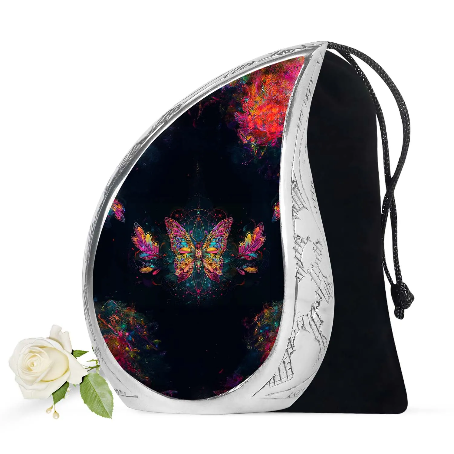 Butterfly Cremation Small Urn For Human Ashes Memorial & Funeral Urn