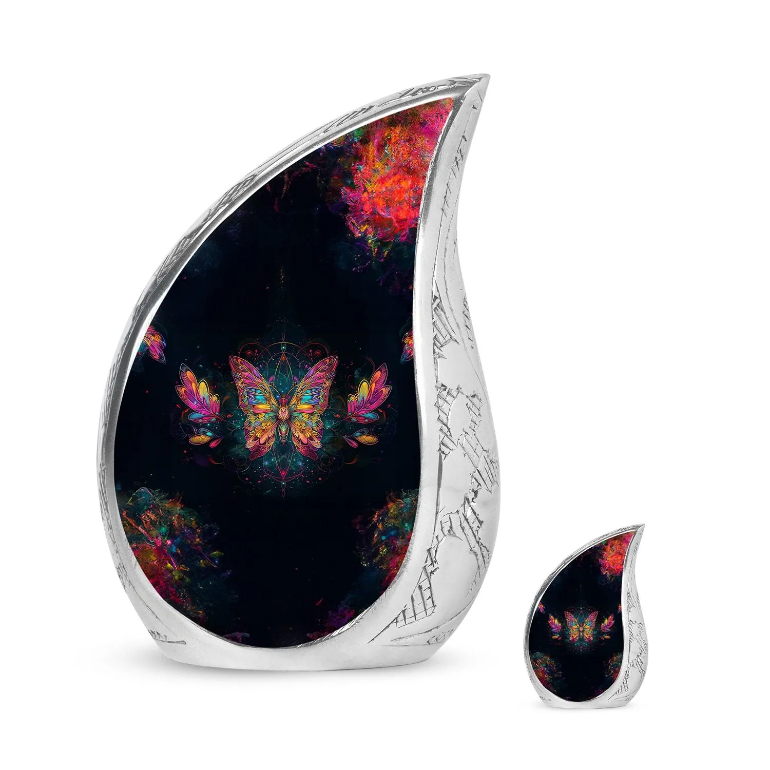 Butterfly Cremation Small Urn For Human Ashes Memorial & Funeral Urn