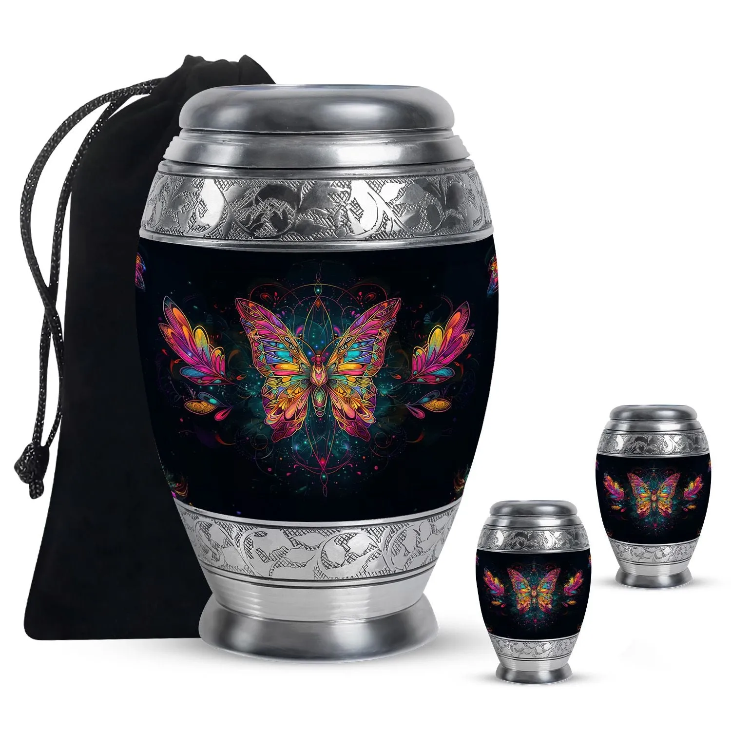 Butterfly Cremation Small Urn For Human Ashes Memorial & Funeral Urn