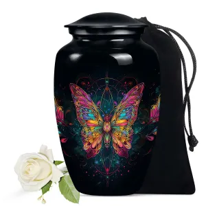 Butterfly Cremation Small Urn For Human Ashes Memorial & Funeral Urn