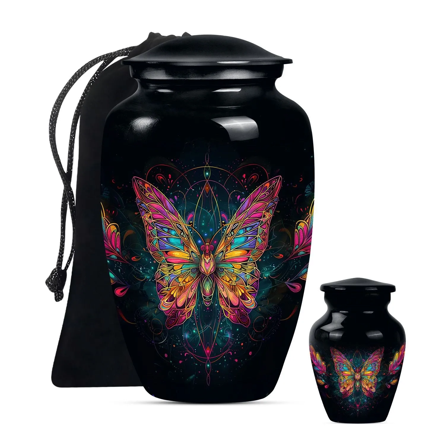 Butterfly Cremation Small Urn For Human Ashes Memorial & Funeral Urn