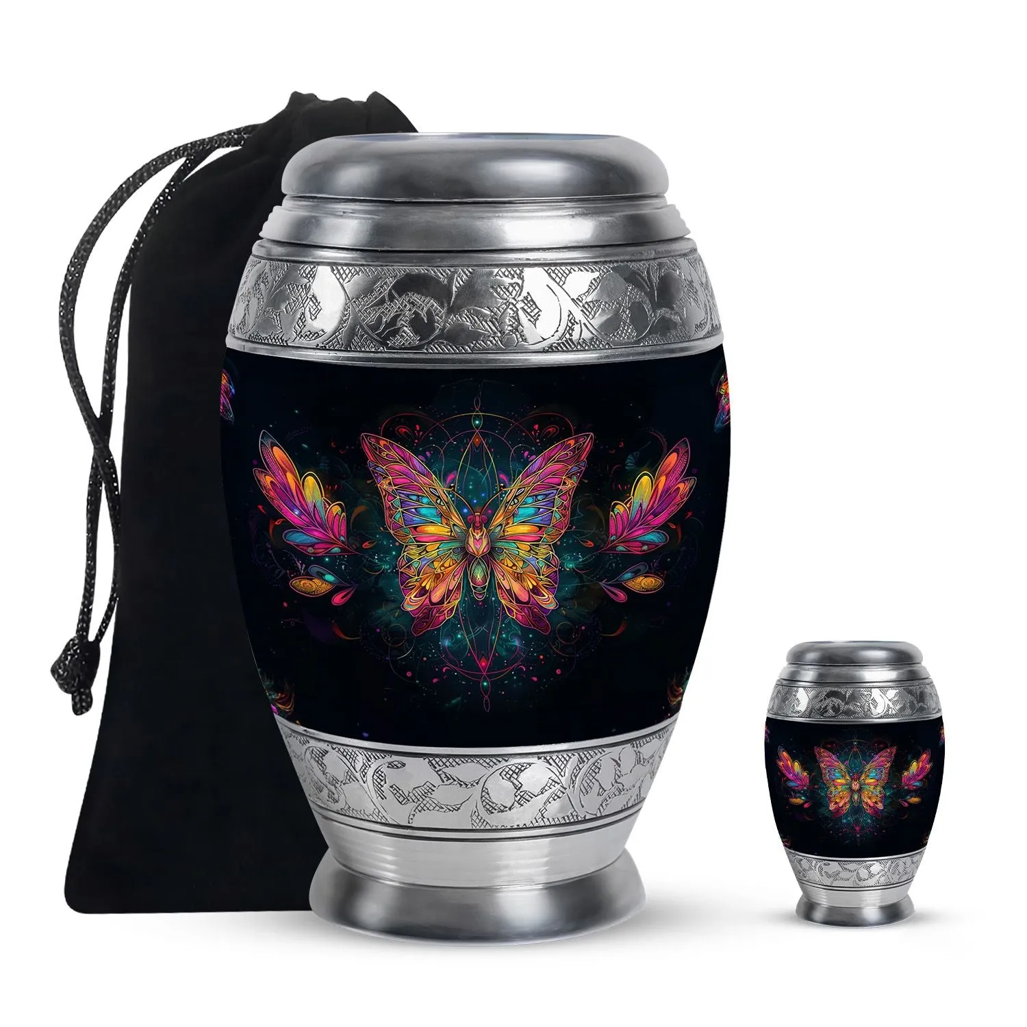 Butterfly Cremation Small Urn For Human Ashes Memorial & Funeral Urn