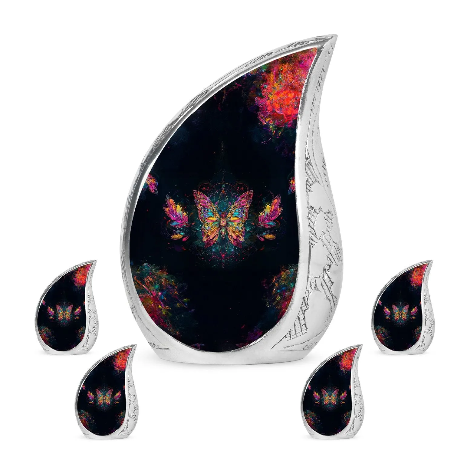 Butterfly Cremation Small Urn For Human Ashes Memorial & Funeral Urn